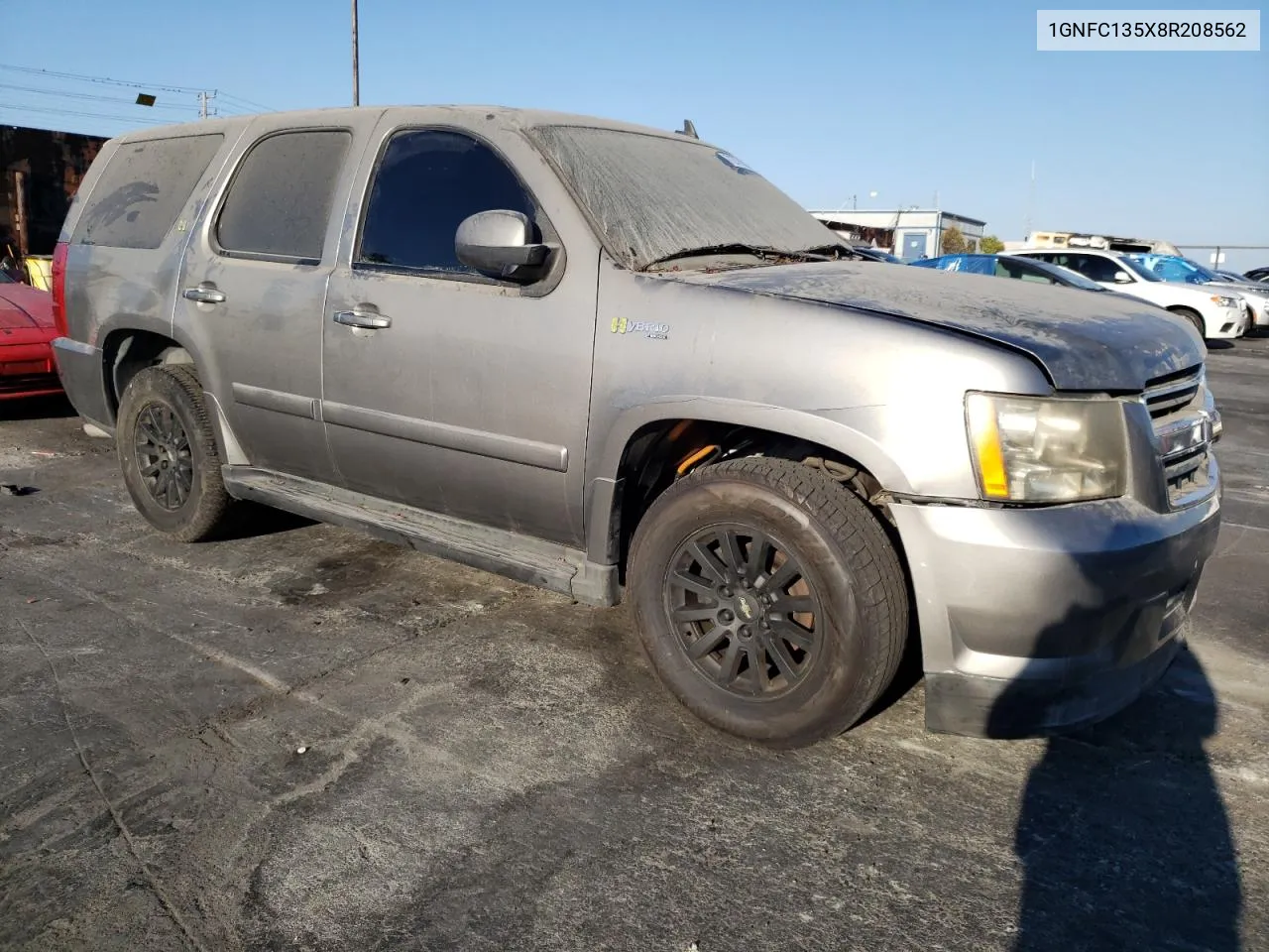 2008 Chevrolet Tahoe C1500 Hybrid VIN: 1GNFC135X8R208562 Lot: 72776384