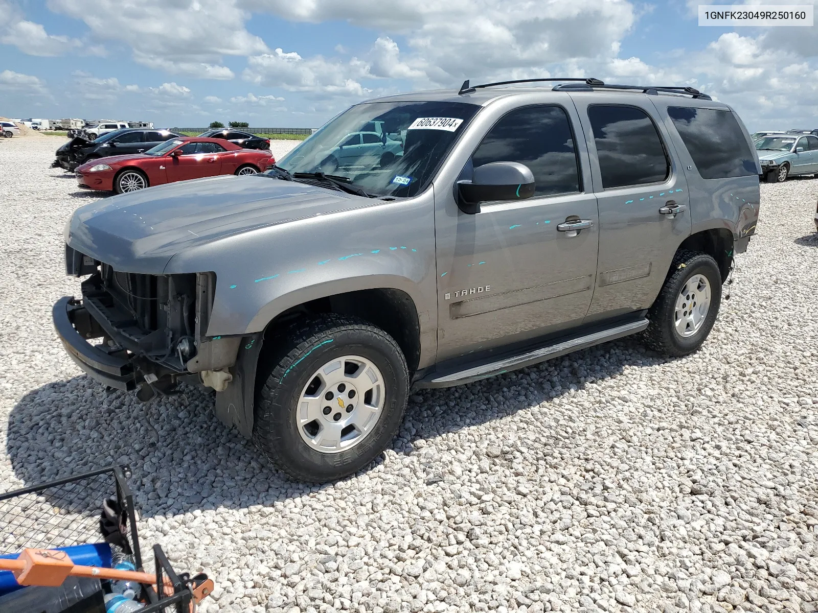 2009 Chevrolet Tahoe K1500 Lt VIN: 1GNFK23049R250160 Lot: 60637904