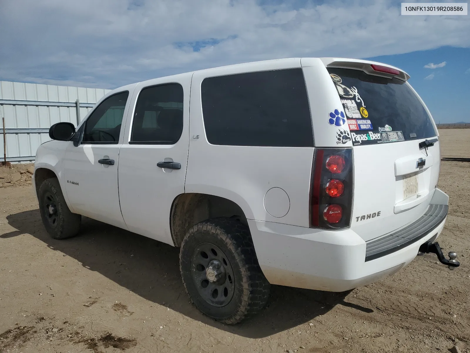 1GNFK13019R208586 2009 Chevrolet Tahoe K1500 Ls