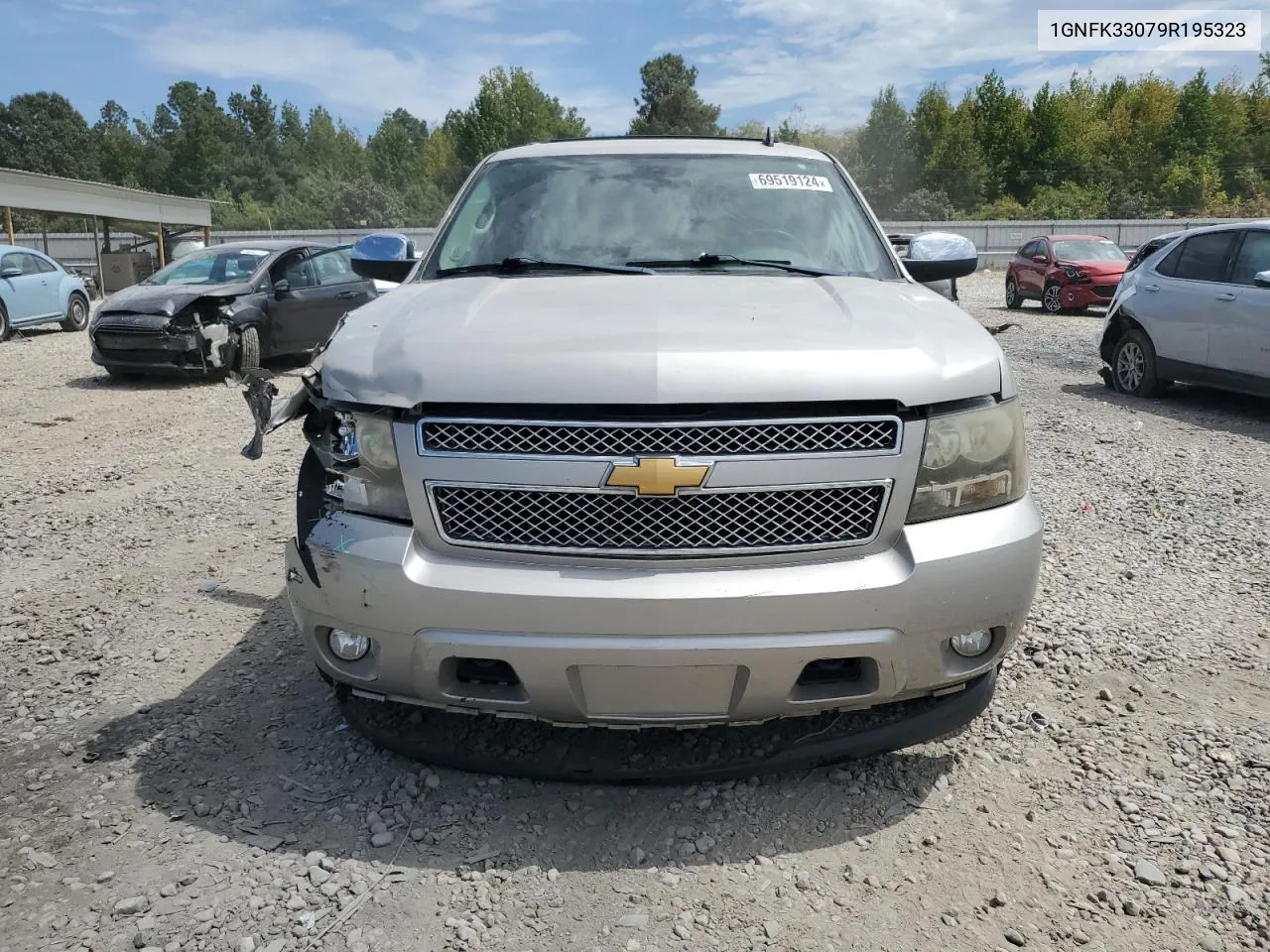 1GNFK33079R195323 2009 Chevrolet Tahoe K1500 Ltz