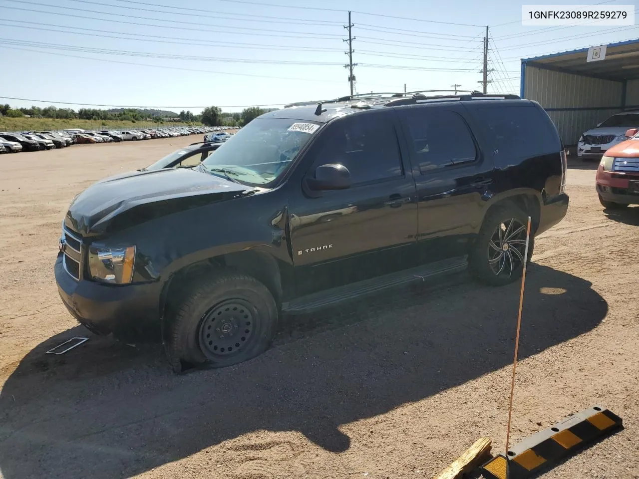 1GNFK23089R259279 2009 Chevrolet Tahoe K1500 Lt