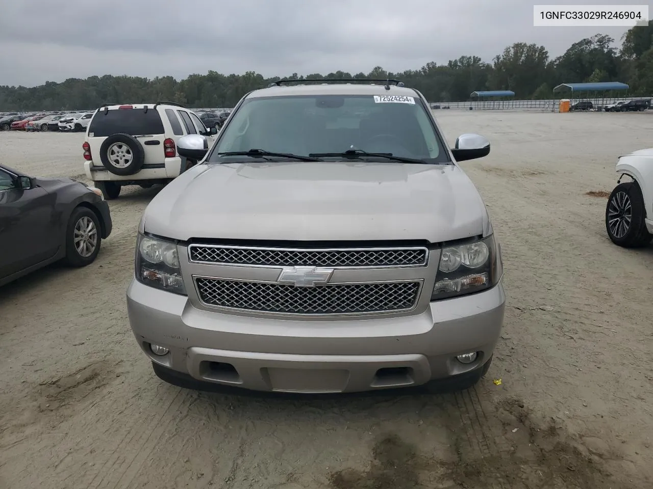 2009 Chevrolet Tahoe C1500 Ltz VIN: 1GNFC33029R246904 Lot: 72524254