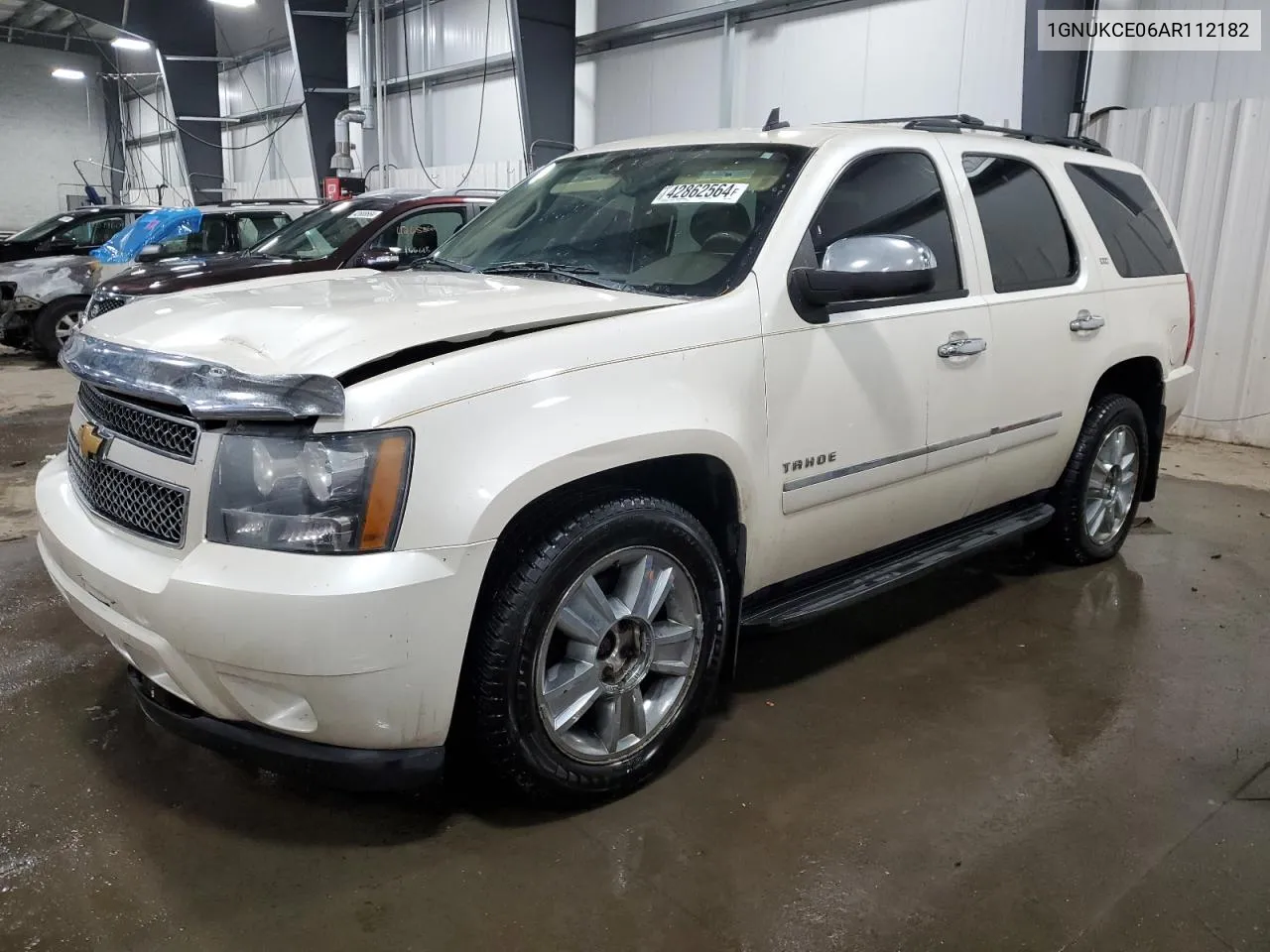 2010 Chevrolet Tahoe K1500 Ltz VIN: 1GNUKCE06AR112182 Lot: 42862564