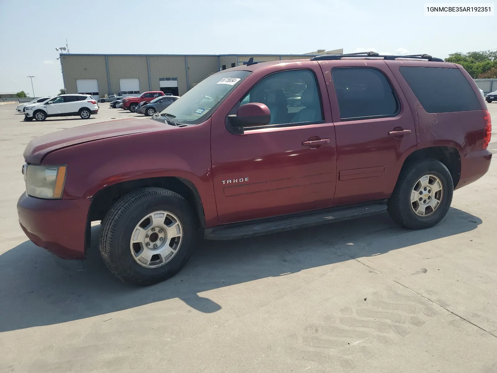 2010 Chevrolet Tahoe C1500 Lt VIN: 1GNMCBE35AR192351 Lot: 66719934