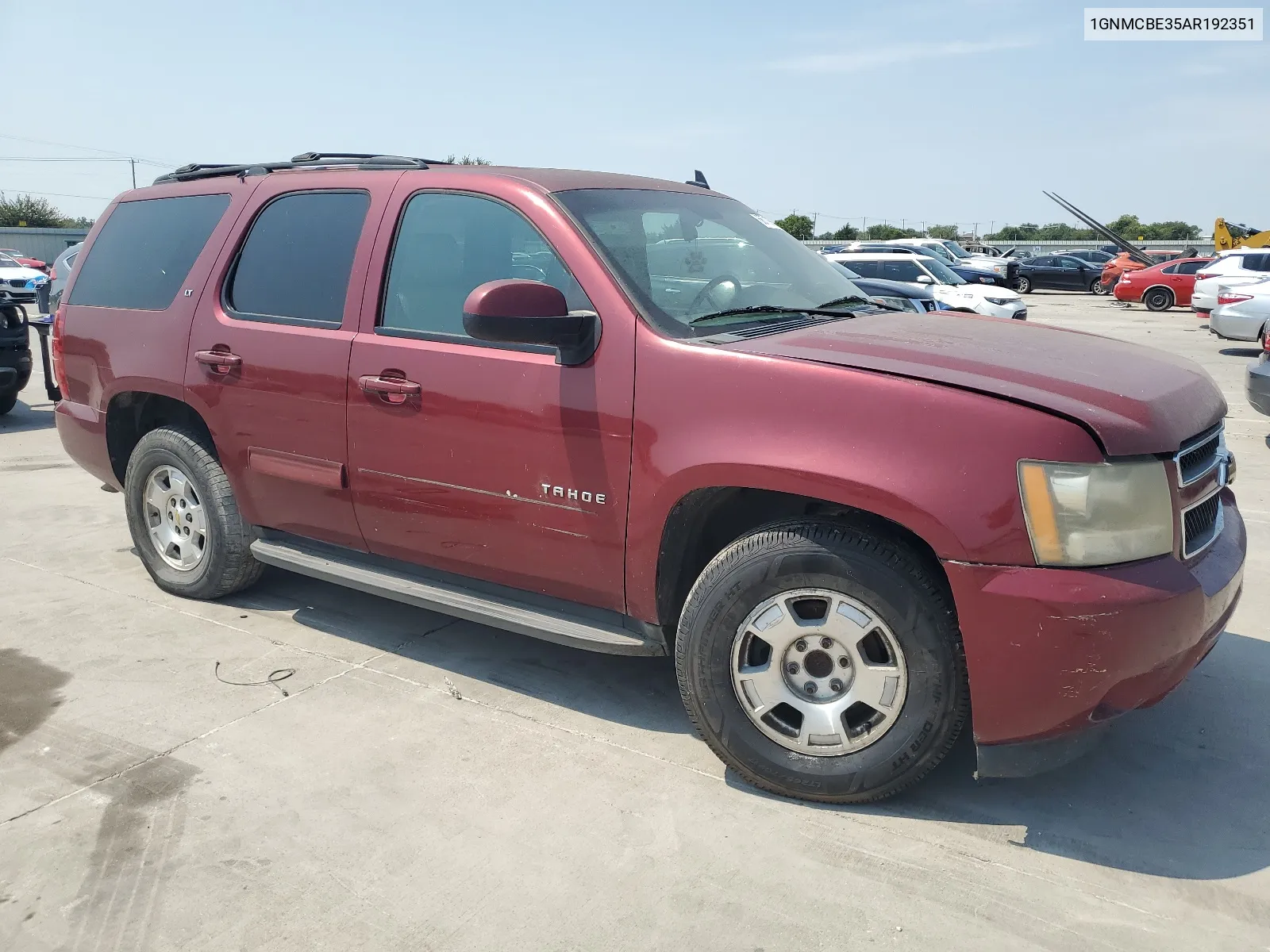 2010 Chevrolet Tahoe C1500 Lt VIN: 1GNMCBE35AR192351 Lot: 66719934