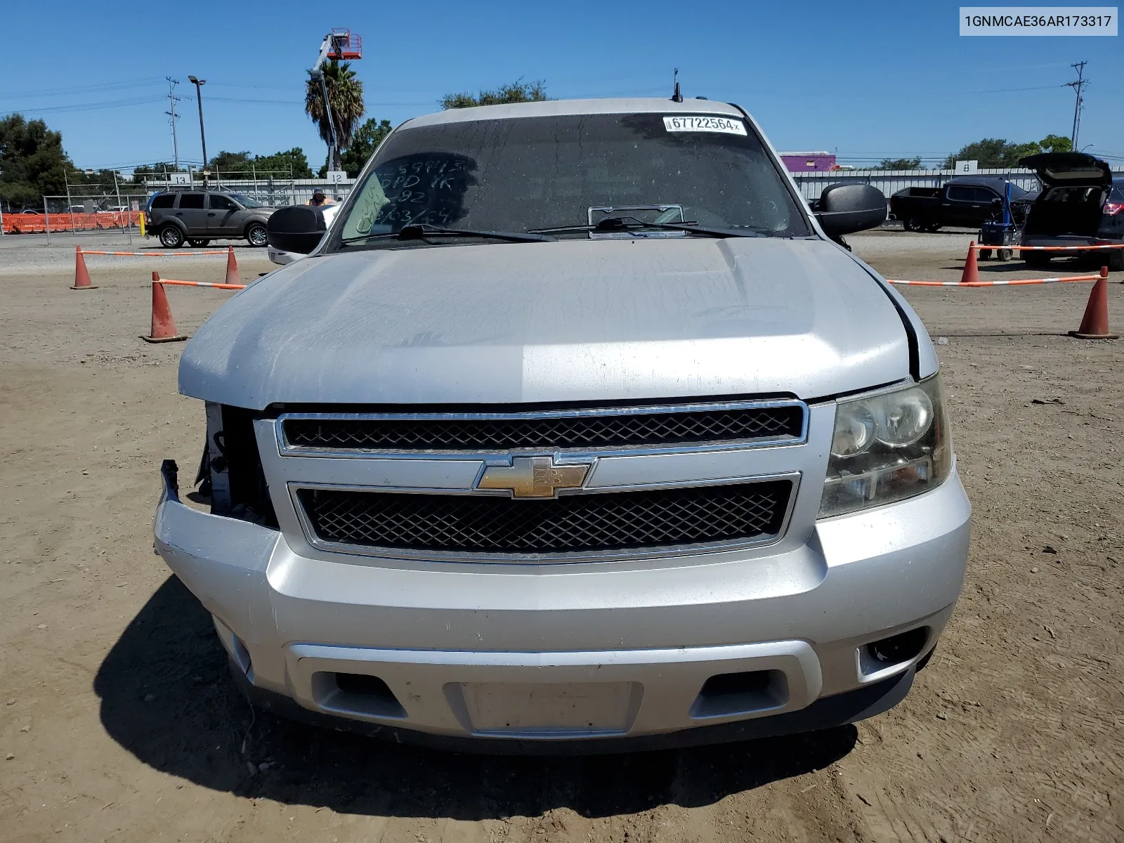 2010 Chevrolet Tahoe C1500 Ls VIN: 1GNMCAE36AR173317 Lot: 67722564