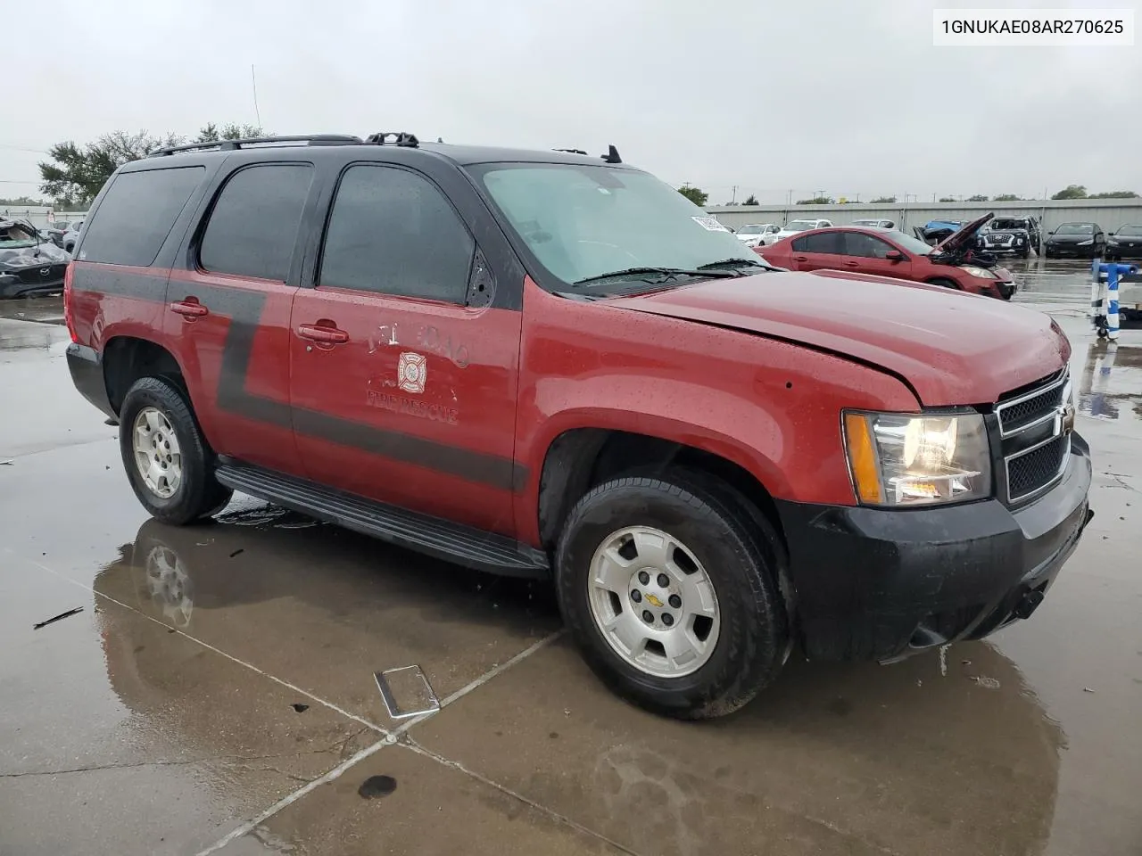 2010 Chevrolet Tahoe K1500 Ls VIN: 1GNUKAE08AR270625 Lot: 72696934