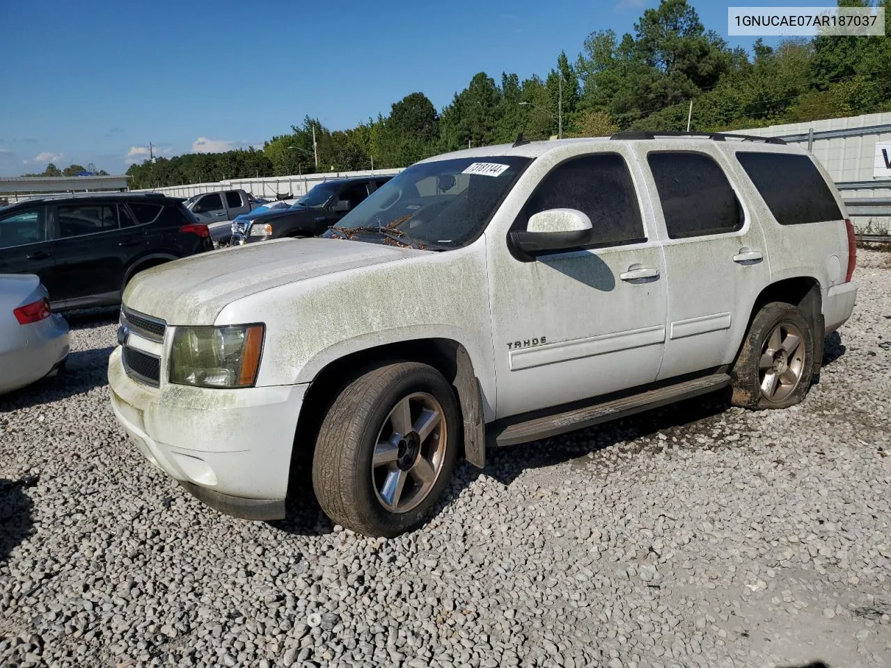 2010 Chevrolet Tahoe C1500 Ls VIN: 1GNUCAE07AR187037 Lot: 73181144