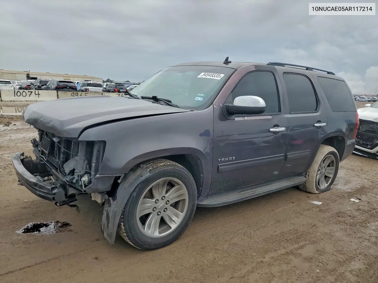 1GNUCAE05AR117214 2010 Chevrolet Tahoe C1500 Ls