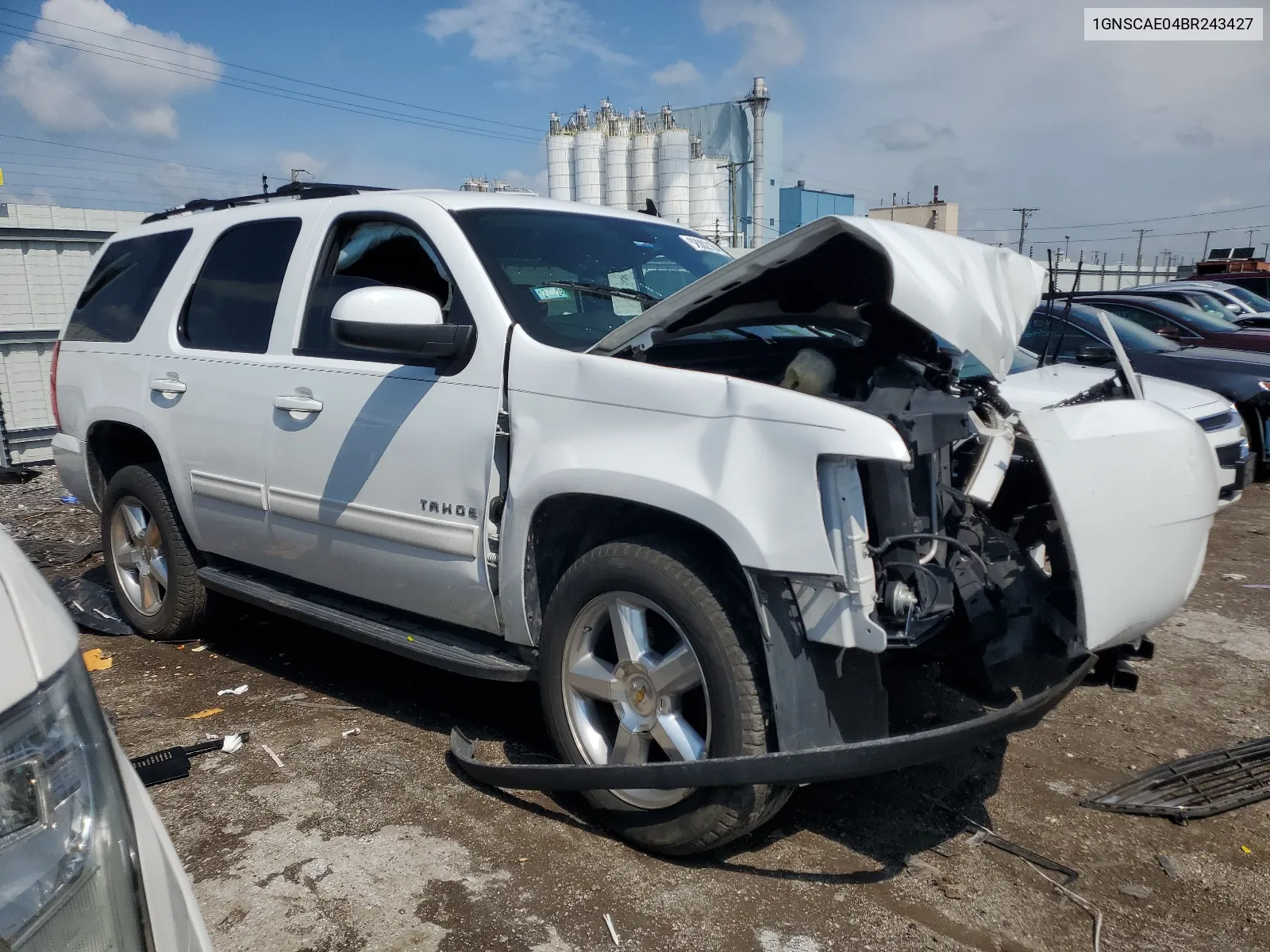 2011 Chevrolet Tahoe C1500 Ls VIN: 1GNSCAE04BR243427 Lot: 62002164