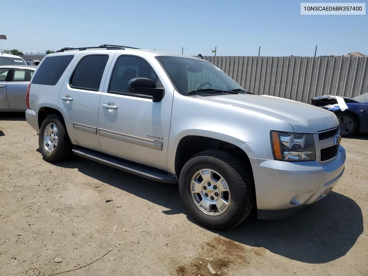 1GNSCAE06BR357400 2011 Chevrolet Tahoe C1500 Ls