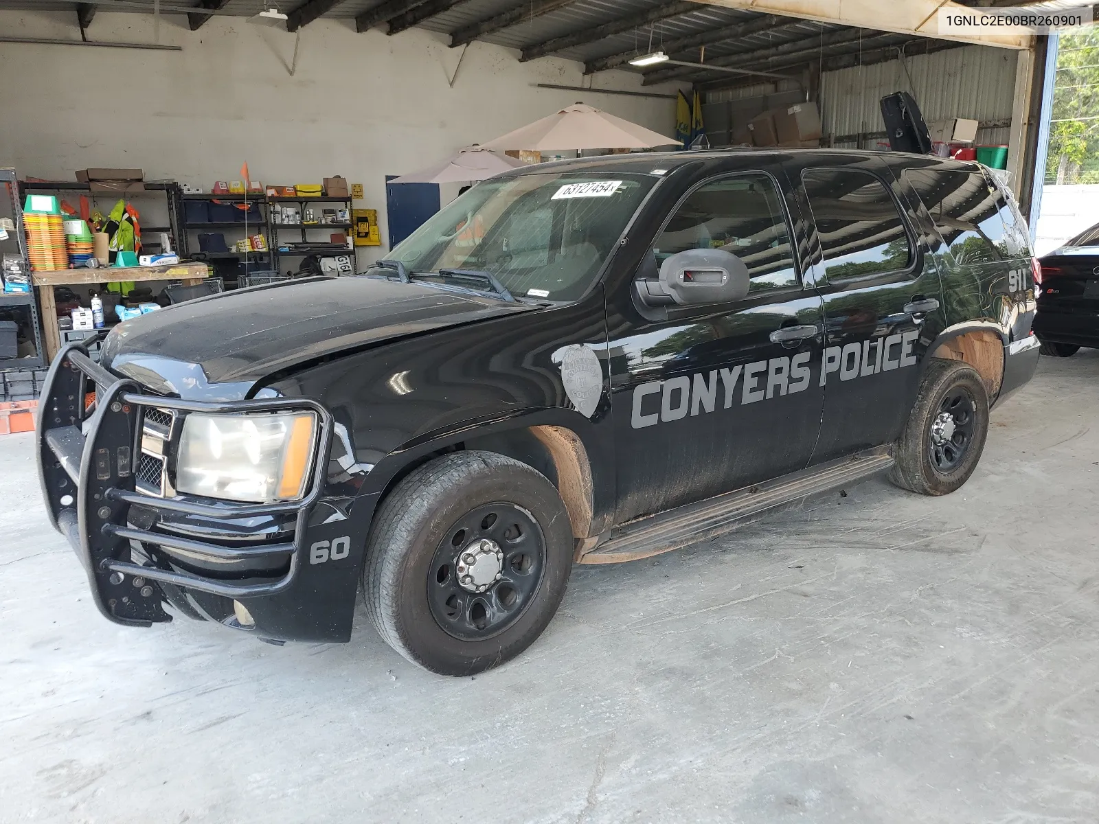 1GNLC2E00BR260901 2011 Chevrolet Tahoe Police