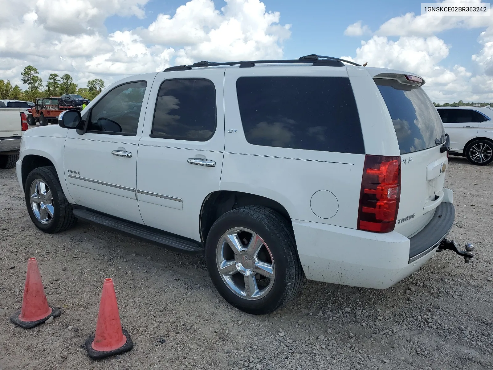 2011 Chevrolet Tahoe K1500 Ltz VIN: 1GNSKCE02BR363242 Lot: 63619324