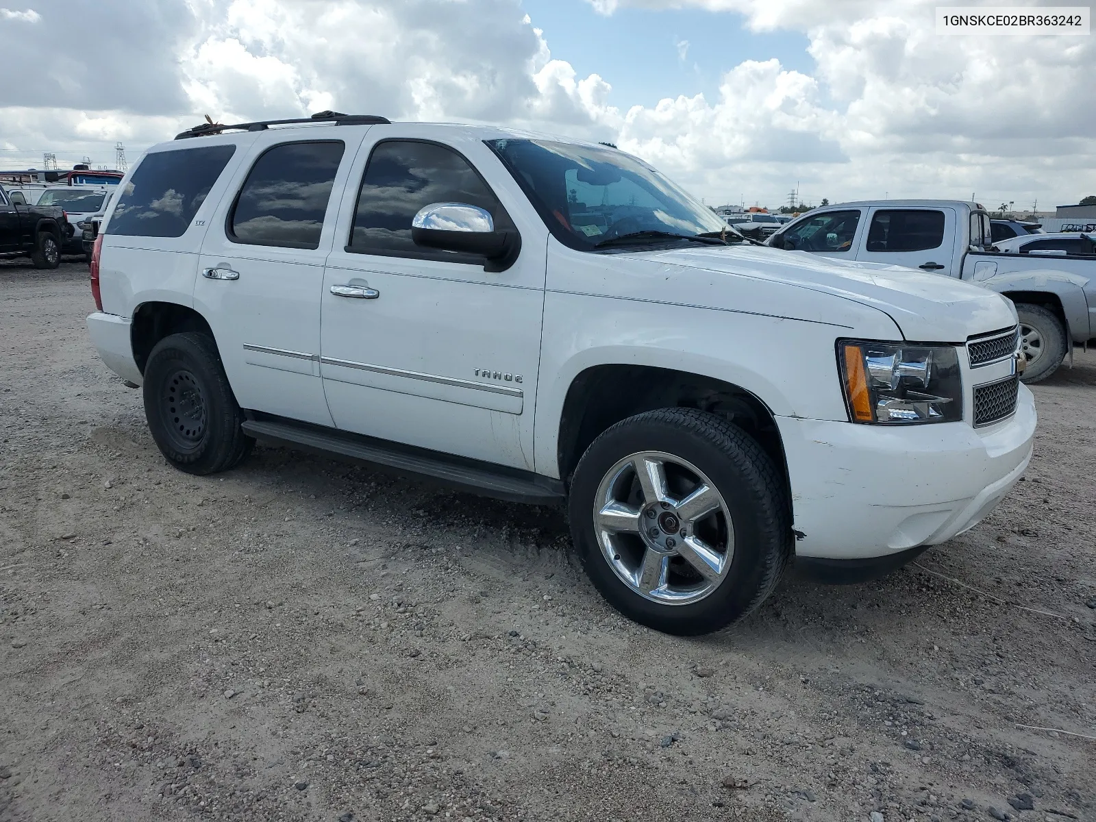 2011 Chevrolet Tahoe K1500 Ltz VIN: 1GNSKCE02BR363242 Lot: 63619324