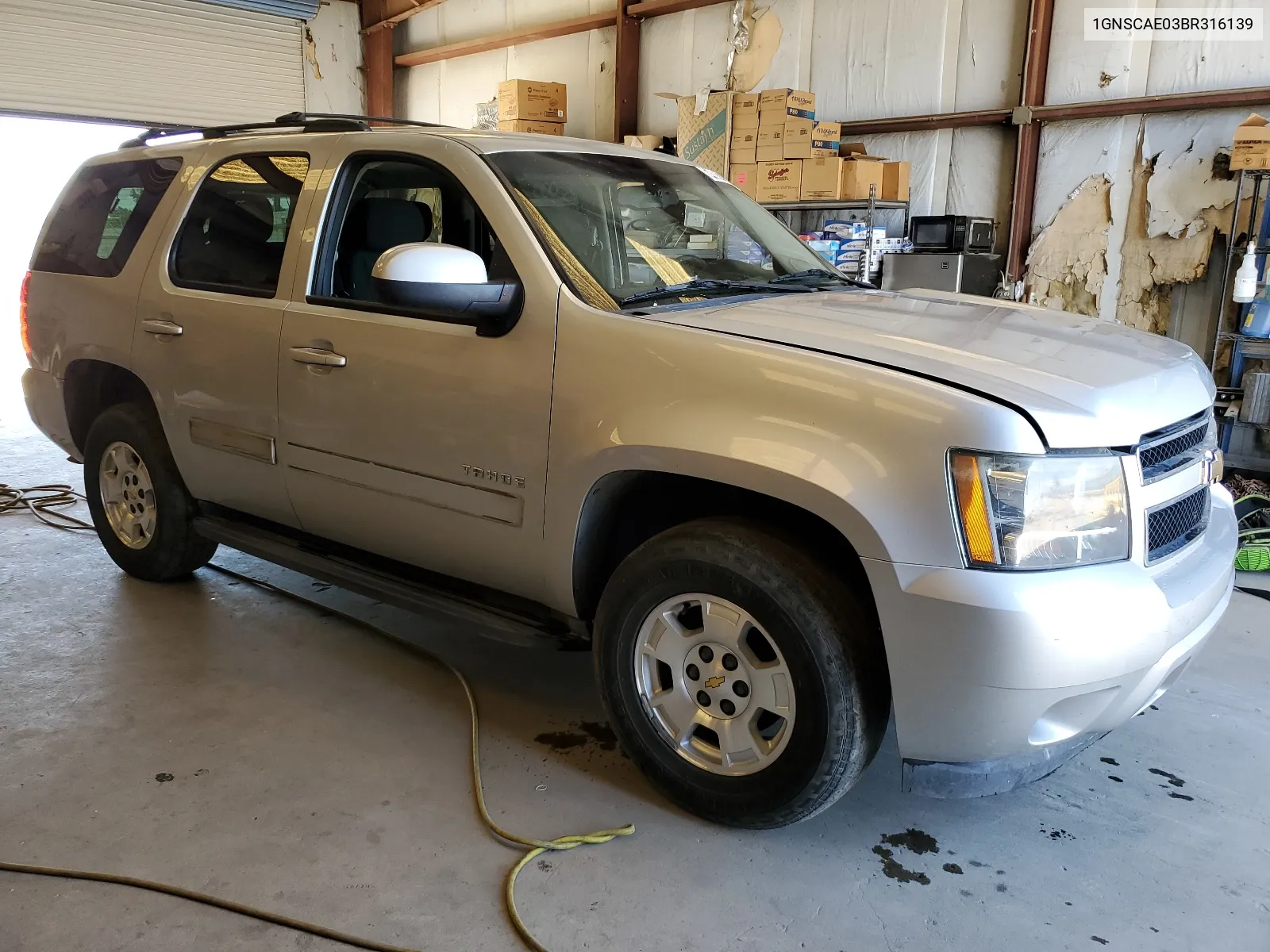 2011 Chevrolet Tahoe C1500 Ls VIN: 1GNSCAE03BR316139 Lot: 64081904