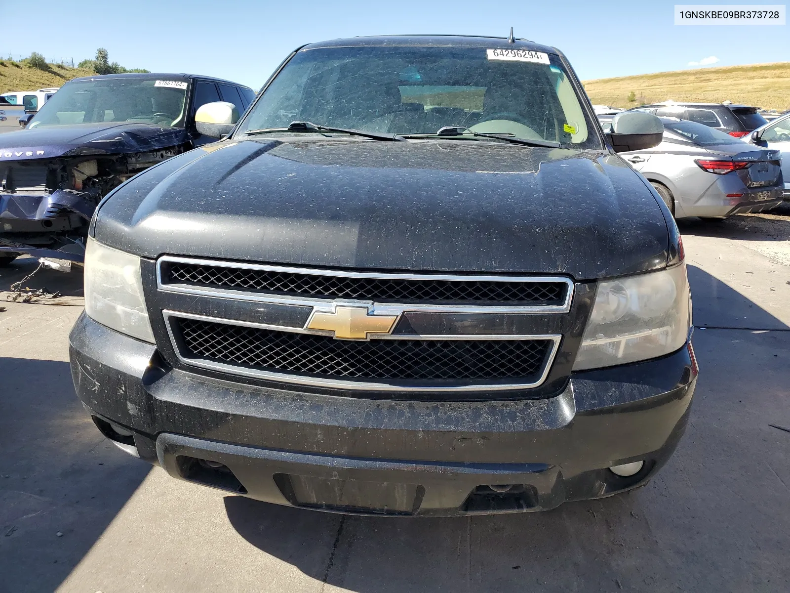 2011 Chevrolet Tahoe K1500 Lt VIN: 1GNSKBE09BR373728 Lot: 64296294