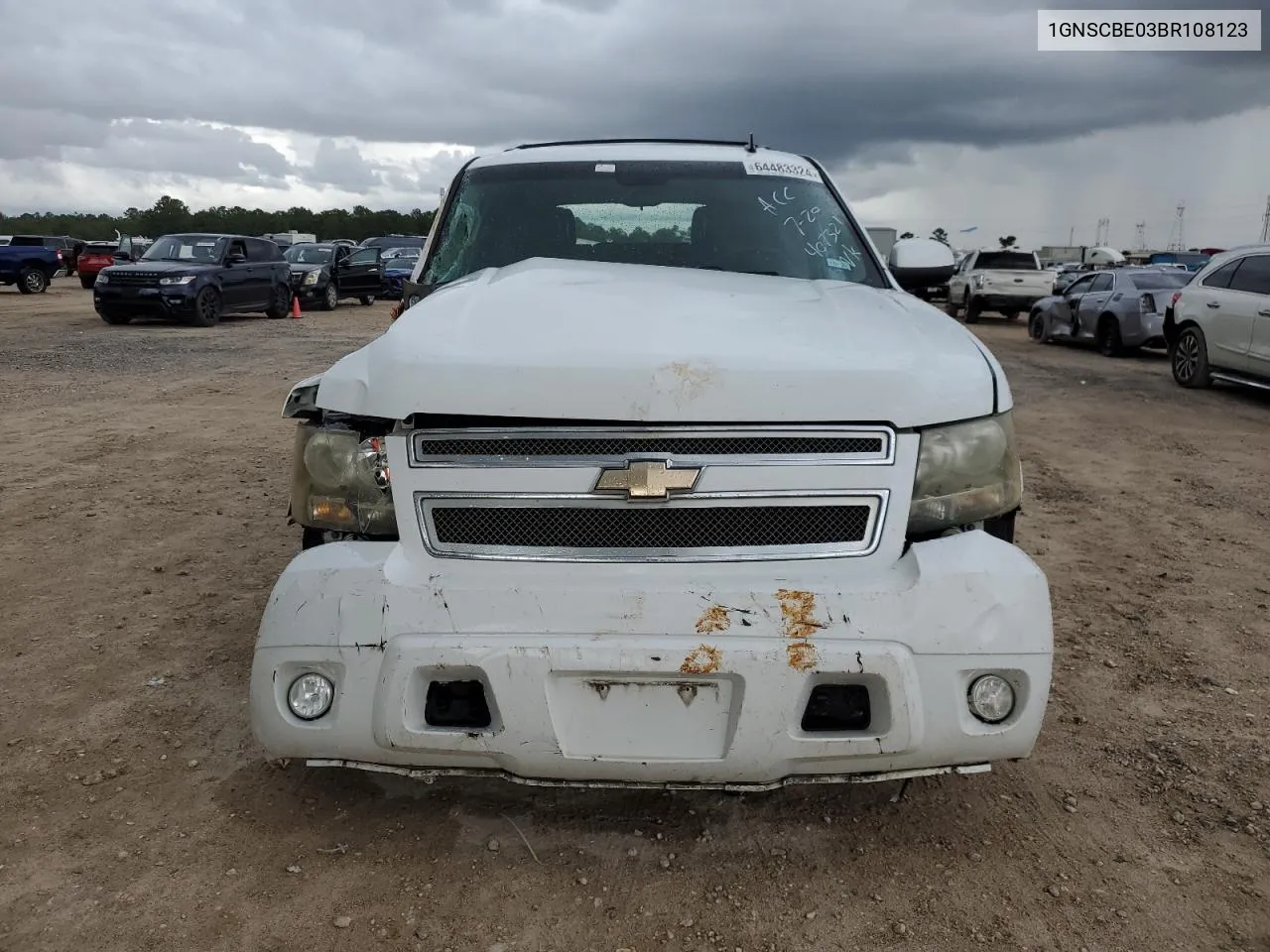 2011 Chevrolet Tahoe C1500 Lt VIN: 1GNSCBE03BR108123 Lot: 64483324