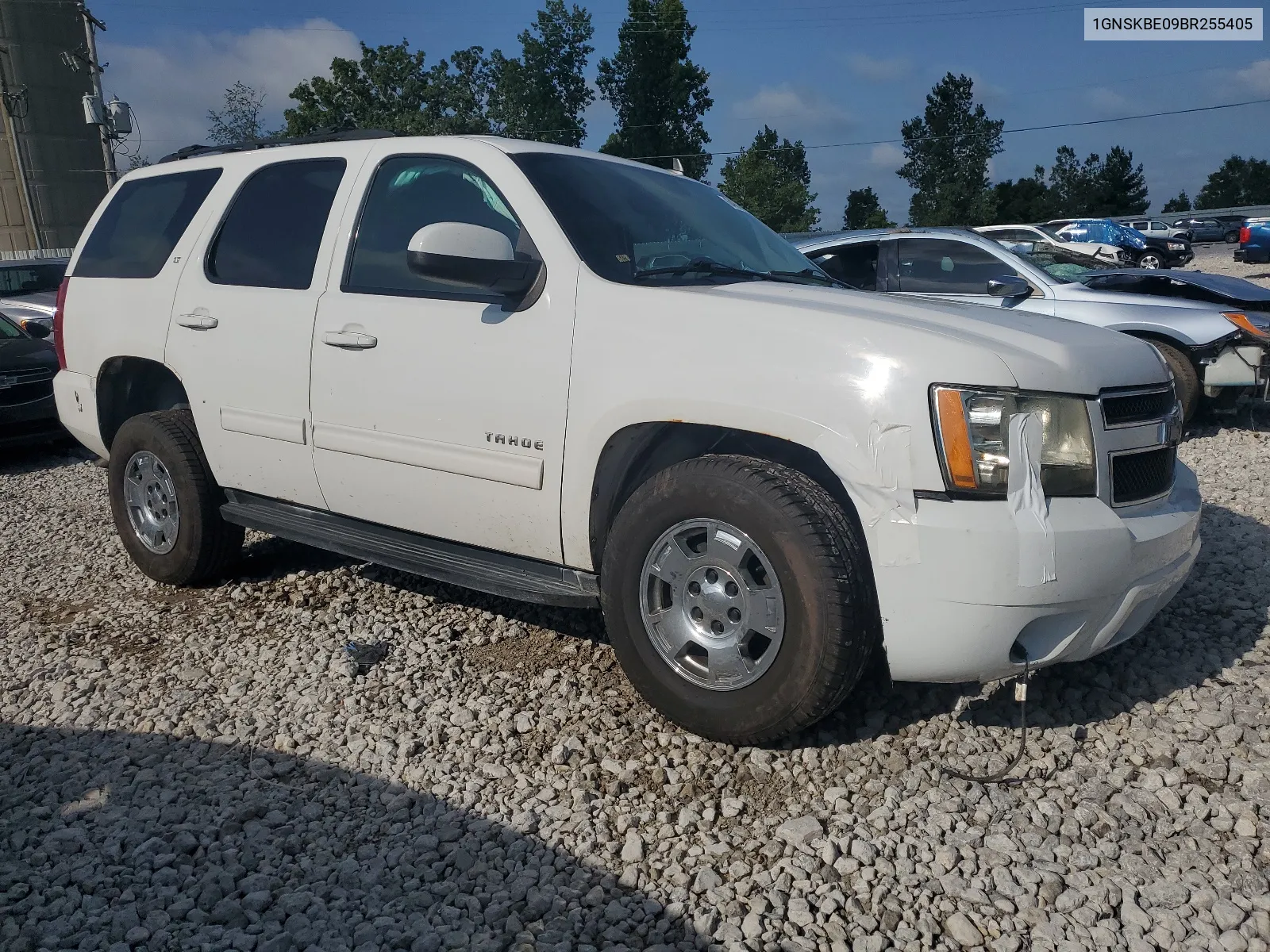 2011 Chevrolet Tahoe K1500 Lt VIN: 1GNSKBE09BR255405 Lot: 64876624