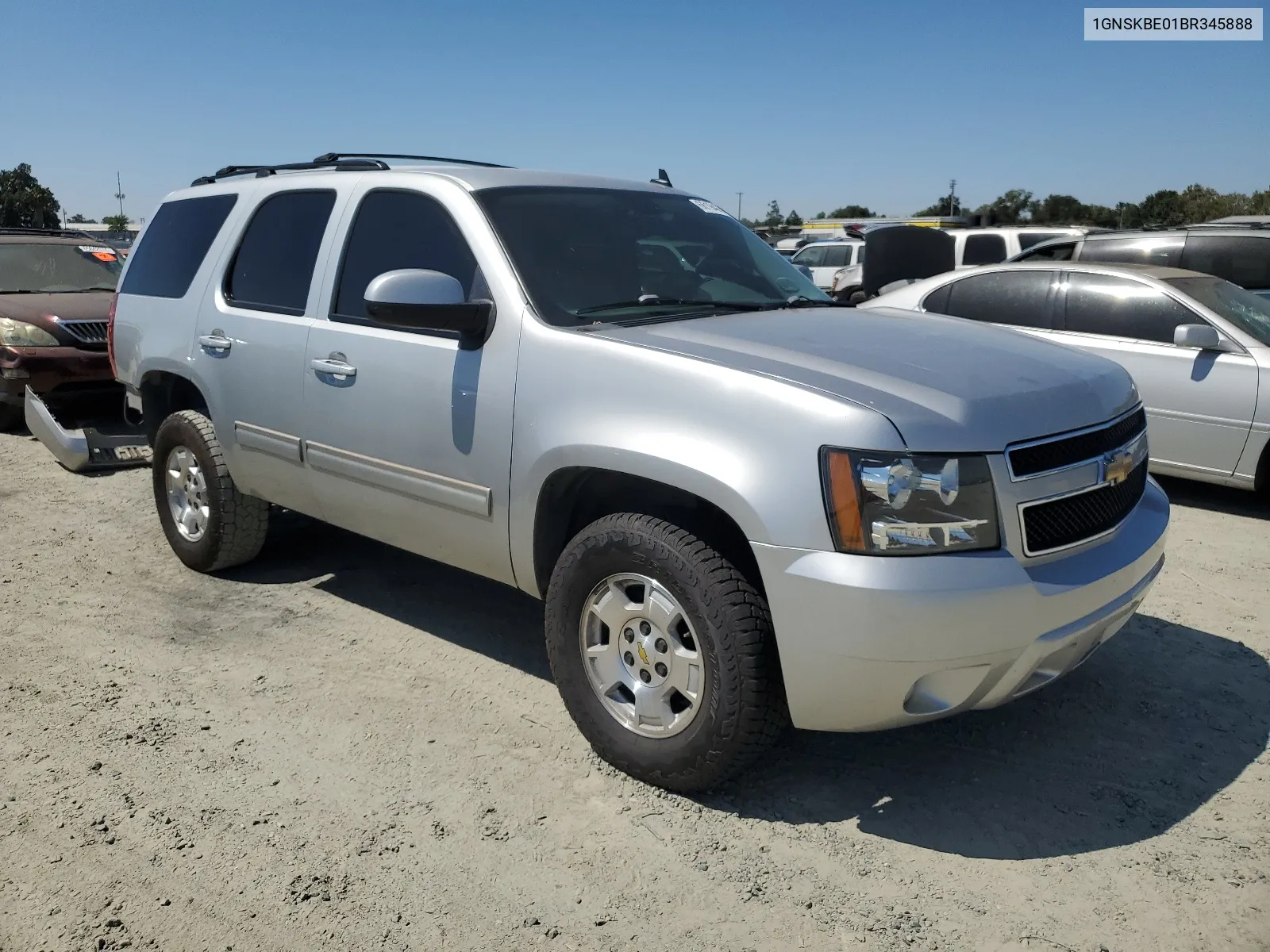 2011 Chevrolet Tahoe K1500 Lt VIN: 1GNSKBE01BR345888 Lot: 66194834