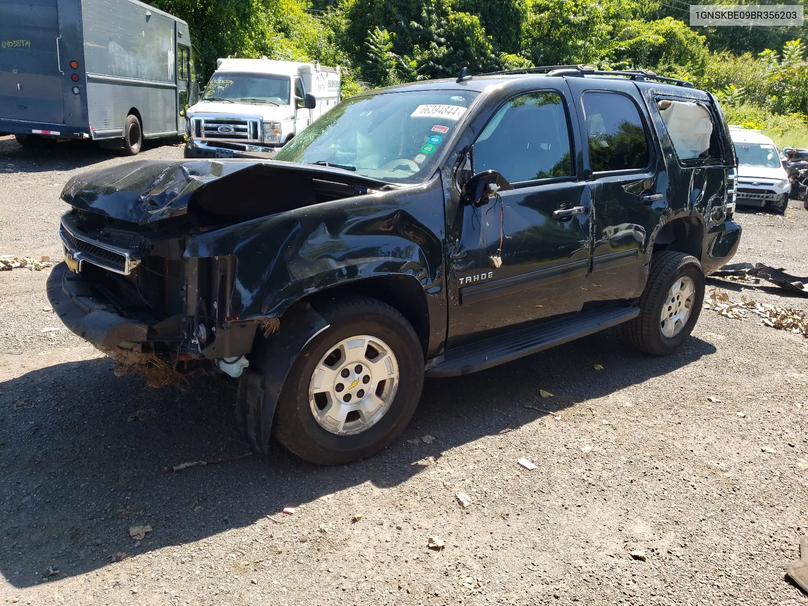 2011 Chevrolet Tahoe K1500 Lt VIN: 1GNSKBE09BR356203 Lot: 66394844