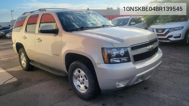 1GNSKBE04BR139545 2011 Chevrolet Tahoe K1500 Lt