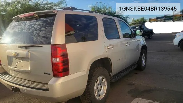 1GNSKBE04BR139545 2011 Chevrolet Tahoe K1500 Lt