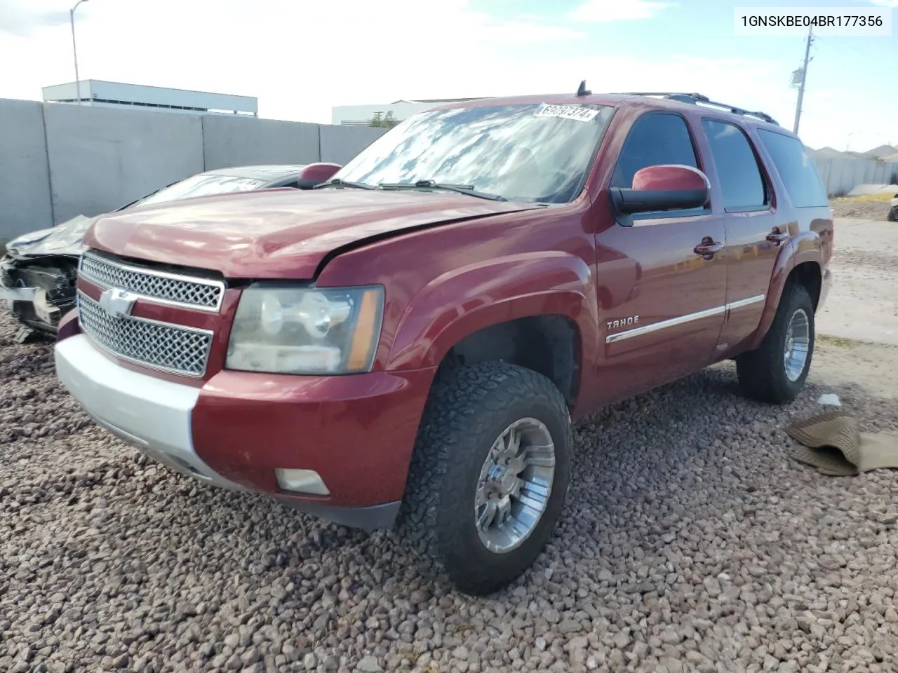 2011 Chevrolet Tahoe K1500 Lt VIN: 1GNSKBE04BR177356 Lot: 69097374