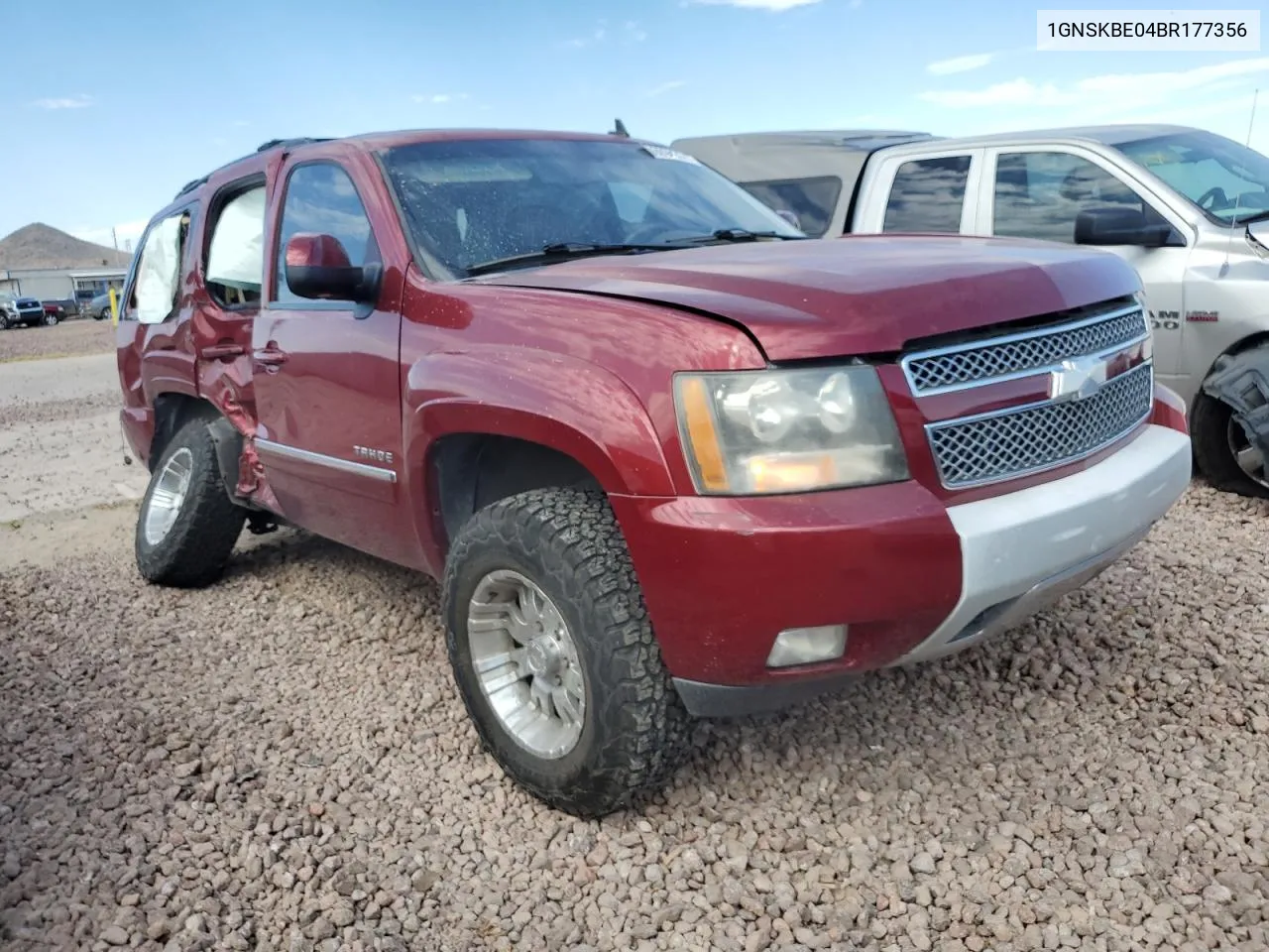 1GNSKBE04BR177356 2011 Chevrolet Tahoe K1500 Lt