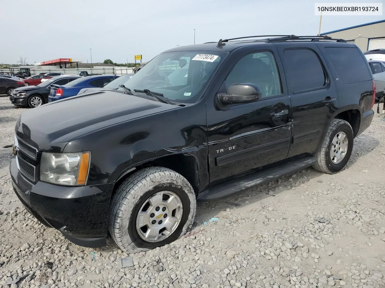 2011 Chevrolet Tahoe K1500 Lt VIN: 1GNSKBE0XBR193724 Lot: 71173474