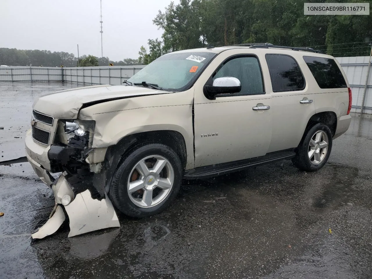 1GNSCAE09BR116771 2011 Chevrolet Tahoe C1500 Ls