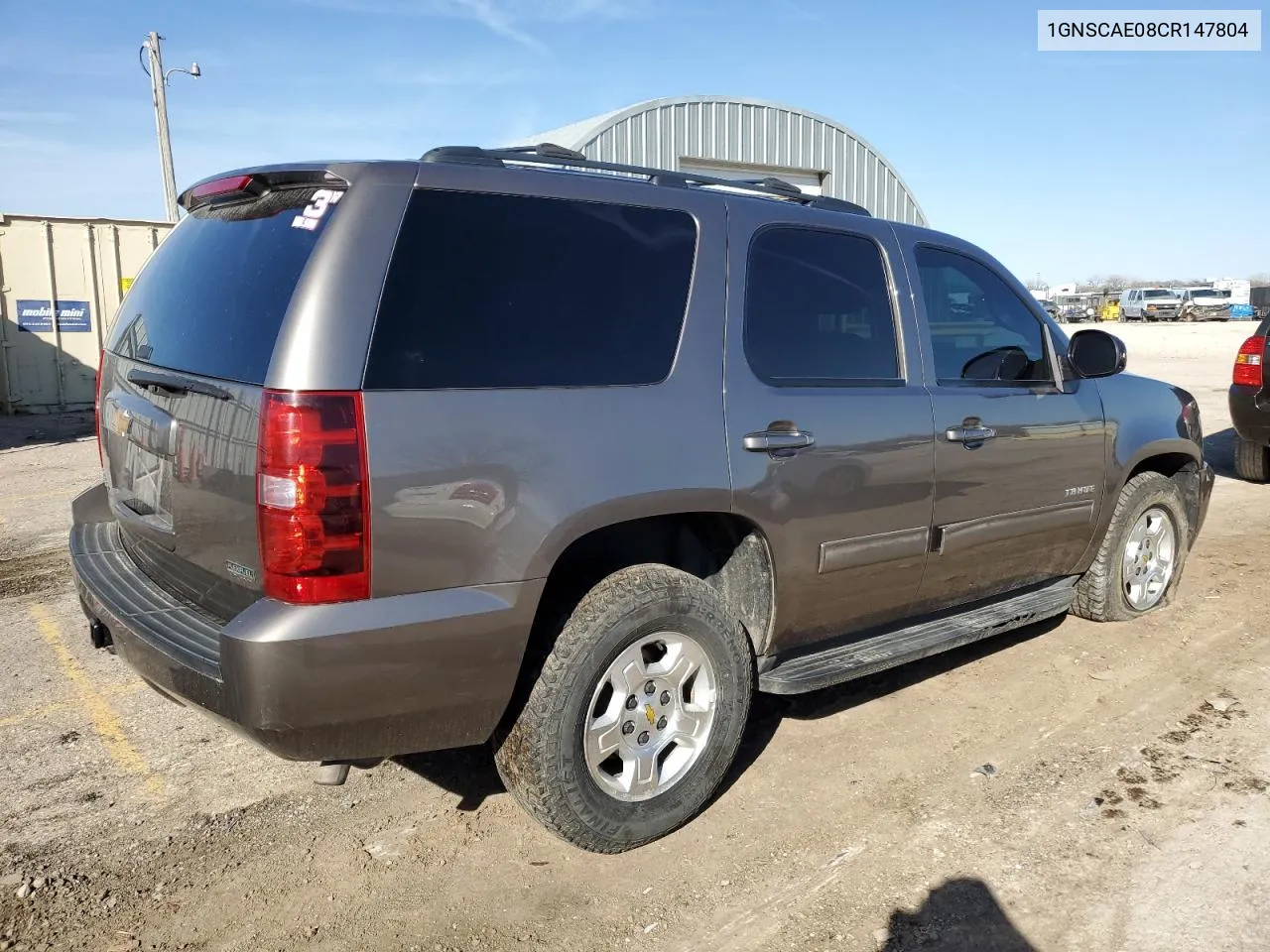 2012 Chevrolet Tahoe C1500 Ls VIN: 1GNSCAE08CR147804 Lot: 55292104