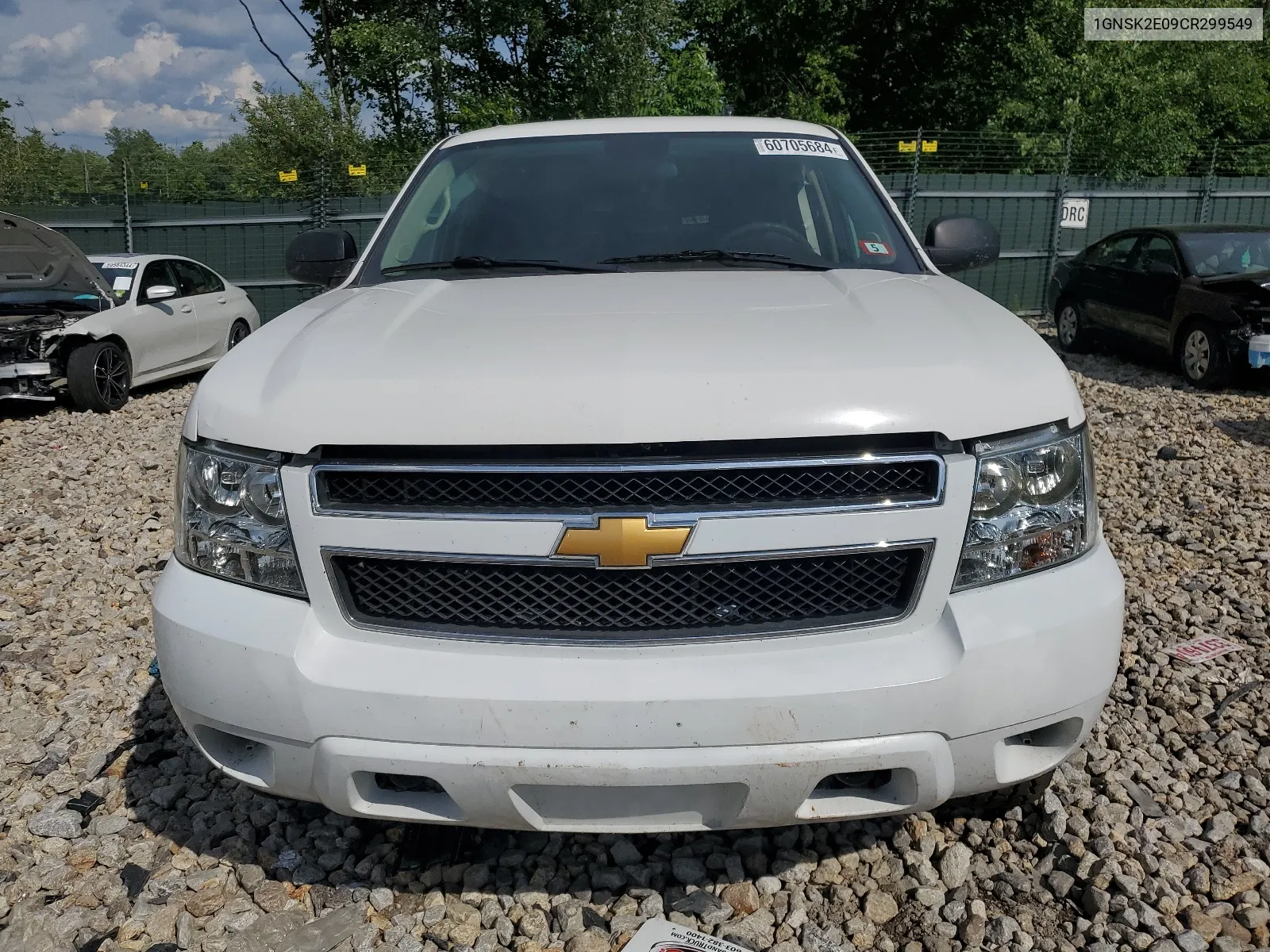 2012 Chevrolet Tahoe Special VIN: 1GNSK2E09CR299549 Lot: 60705684