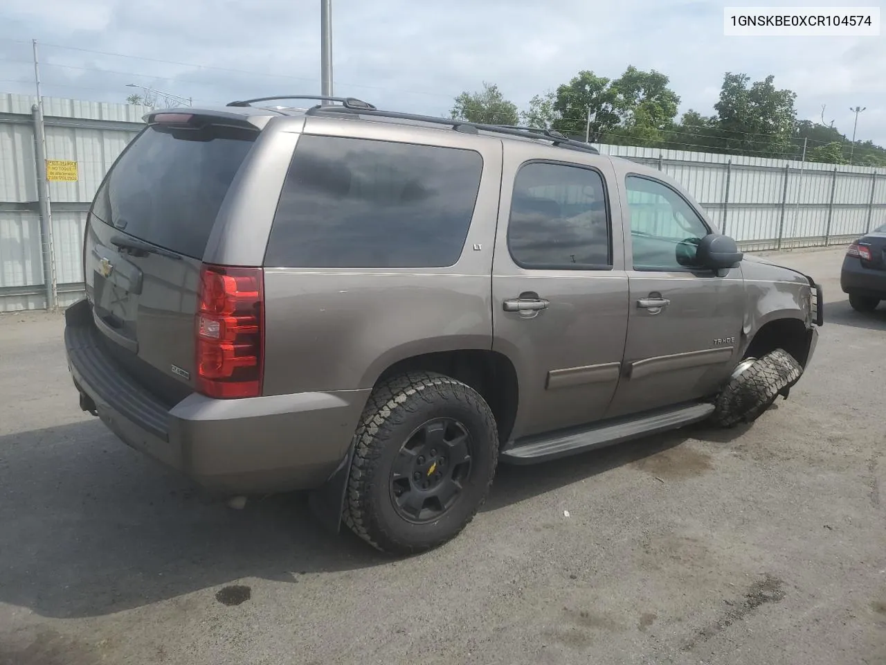 2012 Chevrolet Tahoe K1500 Lt VIN: 1GNSKBE0XCR104574 Lot: 61310754