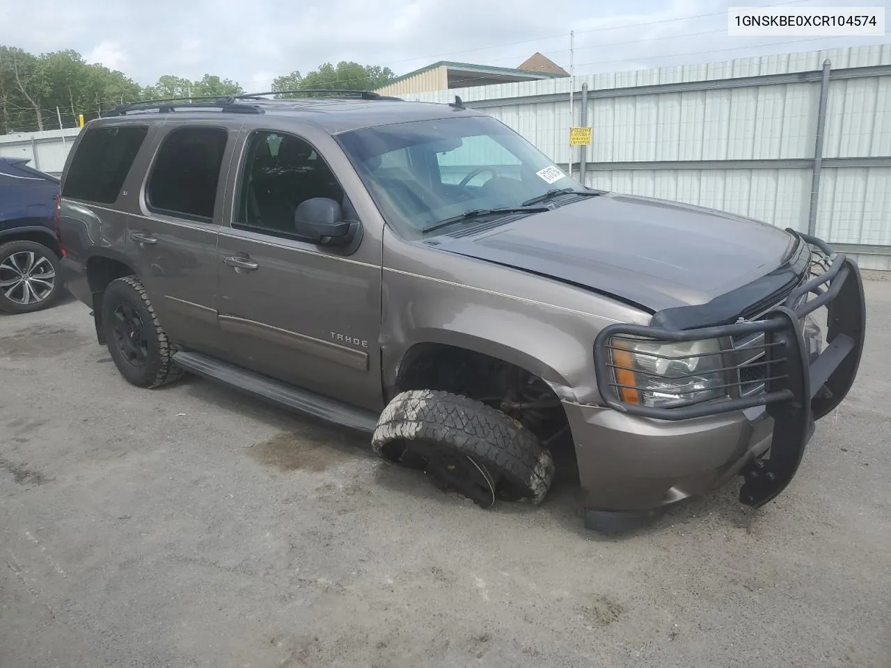 2012 Chevrolet Tahoe K1500 Lt VIN: 1GNSKBE0XCR104574 Lot: 61310754