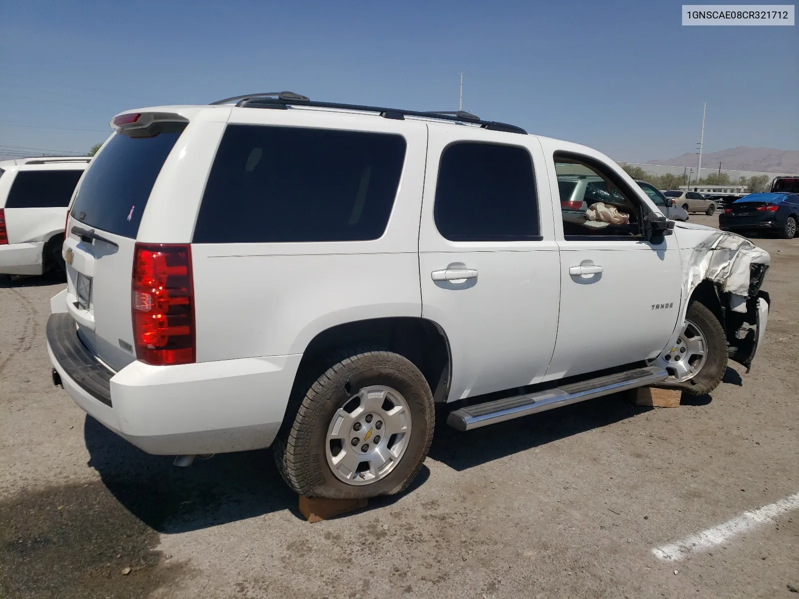 2012 Chevrolet Tahoe C1500 Ls VIN: 1GNSCAE08CR321712 Lot: 65537774