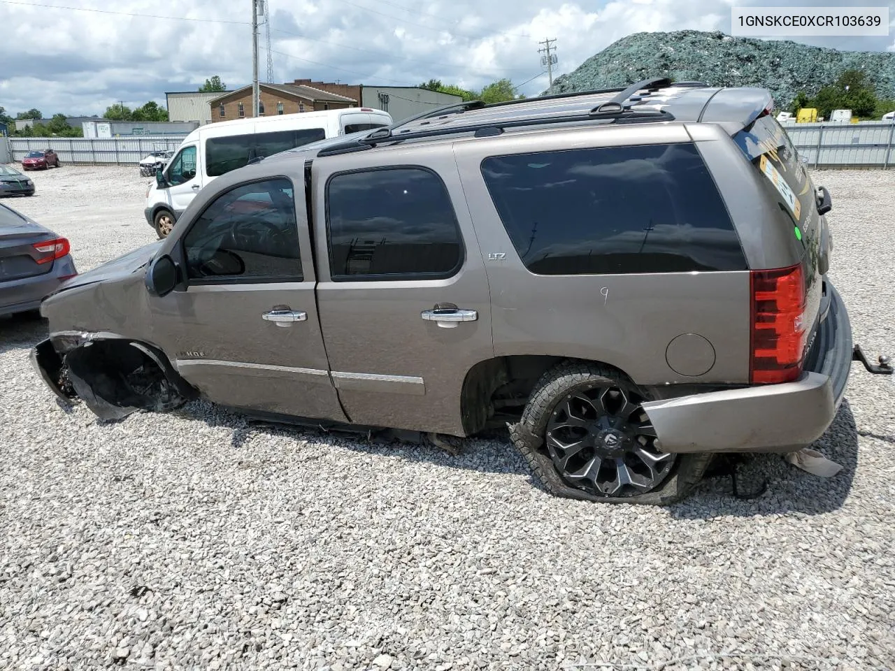 2012 Chevrolet Tahoe K1500 Ltz VIN: 1GNSKCE0XCR103639 Lot: 65705814