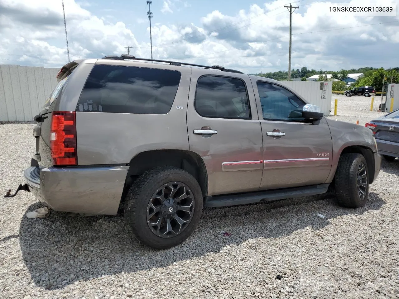 2012 Chevrolet Tahoe K1500 Ltz VIN: 1GNSKCE0XCR103639 Lot: 65705814