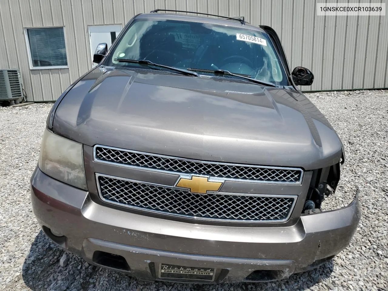 1GNSKCE0XCR103639 2012 Chevrolet Tahoe K1500 Ltz