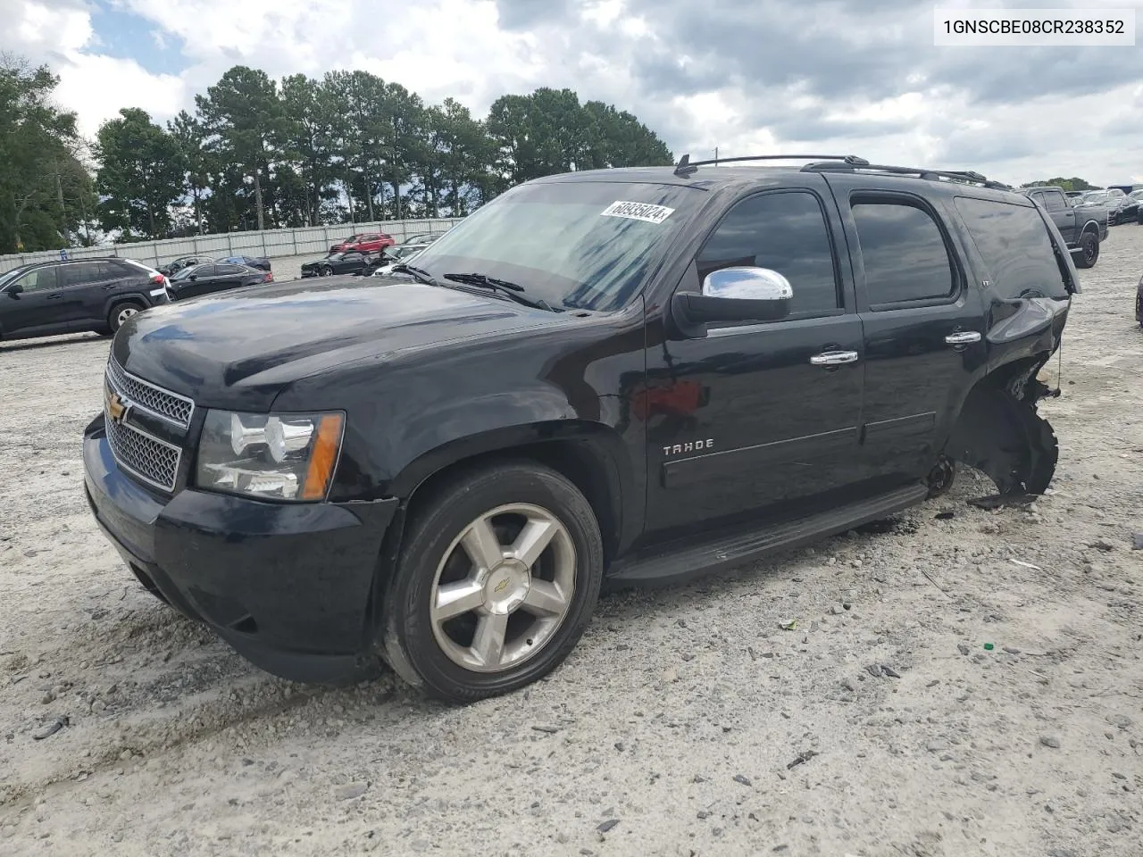 2012 Chevrolet Tahoe C1500 Lt VIN: 1GNSCBE08CR238352 Lot: 65907234