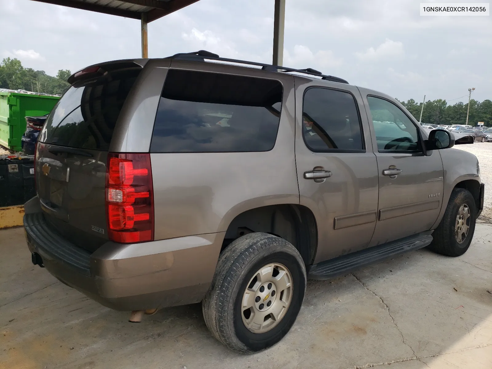 1GNSKAE0XCR142056 2012 Chevrolet Tahoe K1500 Ls