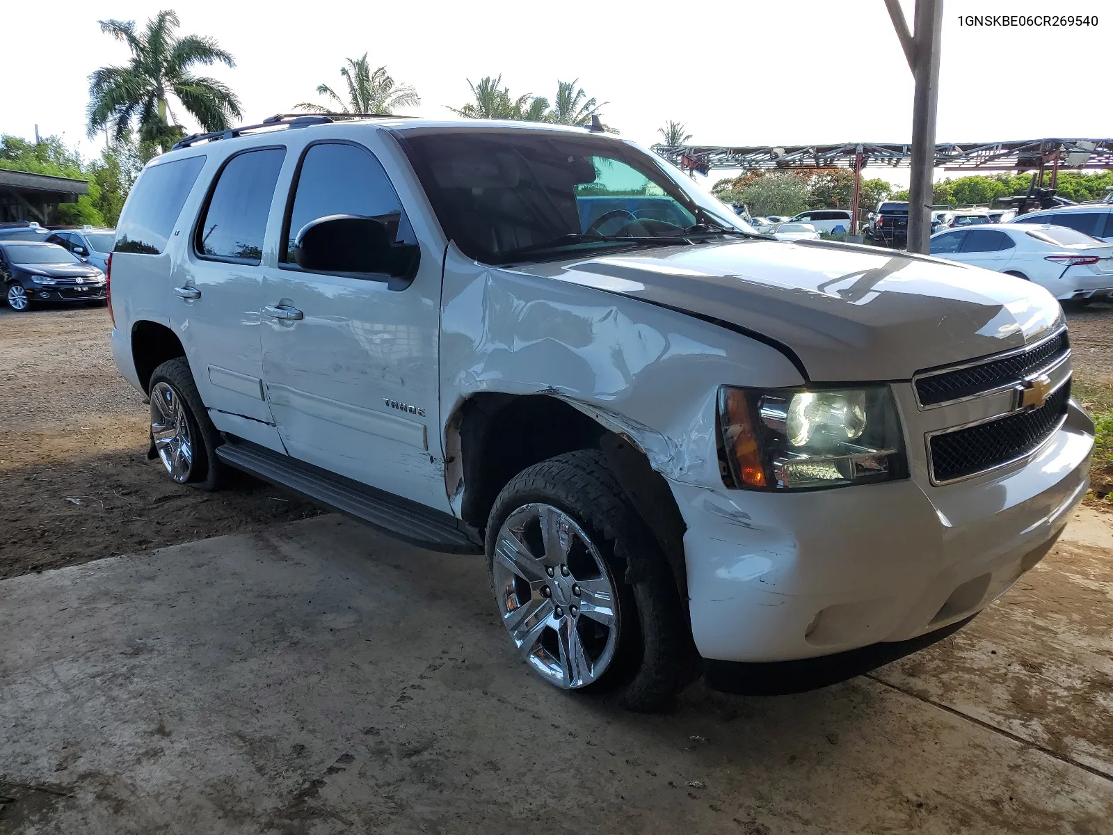 1GNSKBE06CR269540 2012 Chevrolet Tahoe K1500 Lt