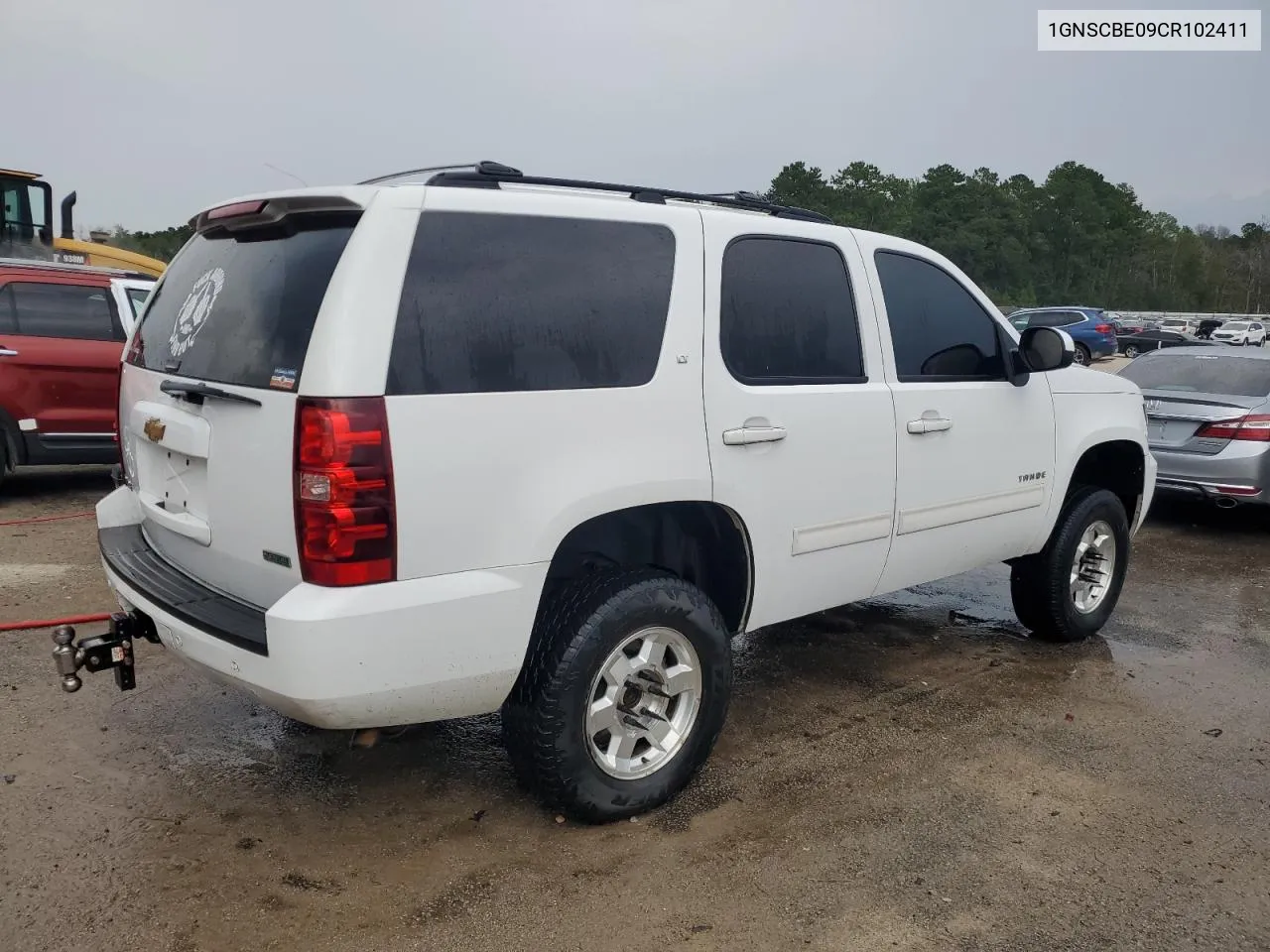 2012 Chevrolet Tahoe C1500 Lt VIN: 1GNSCBE09CR102411 Lot: 67274134