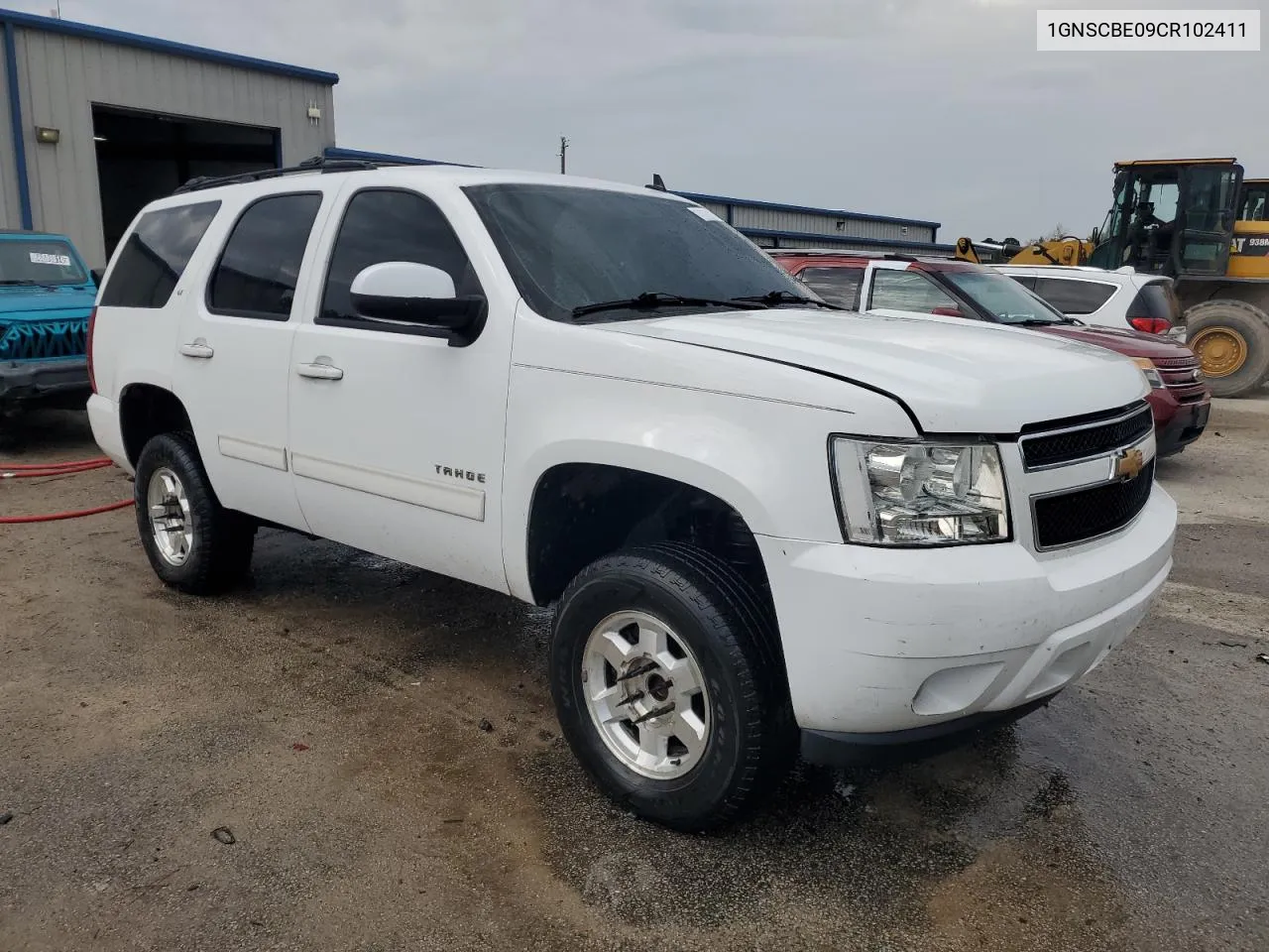 2012 Chevrolet Tahoe C1500 Lt VIN: 1GNSCBE09CR102411 Lot: 67274134