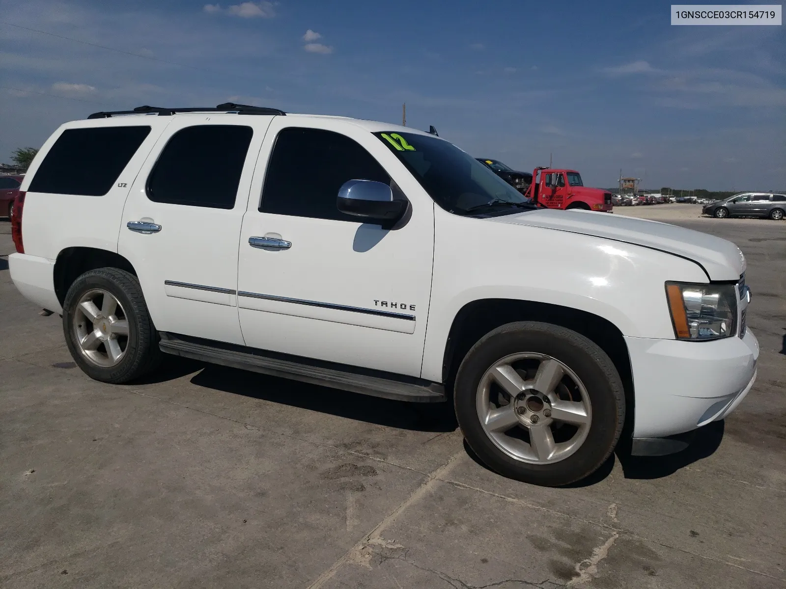 2012 Chevrolet Tahoe C1500 Ltz VIN: 1GNSCCE03CR154719 Lot: 67315084