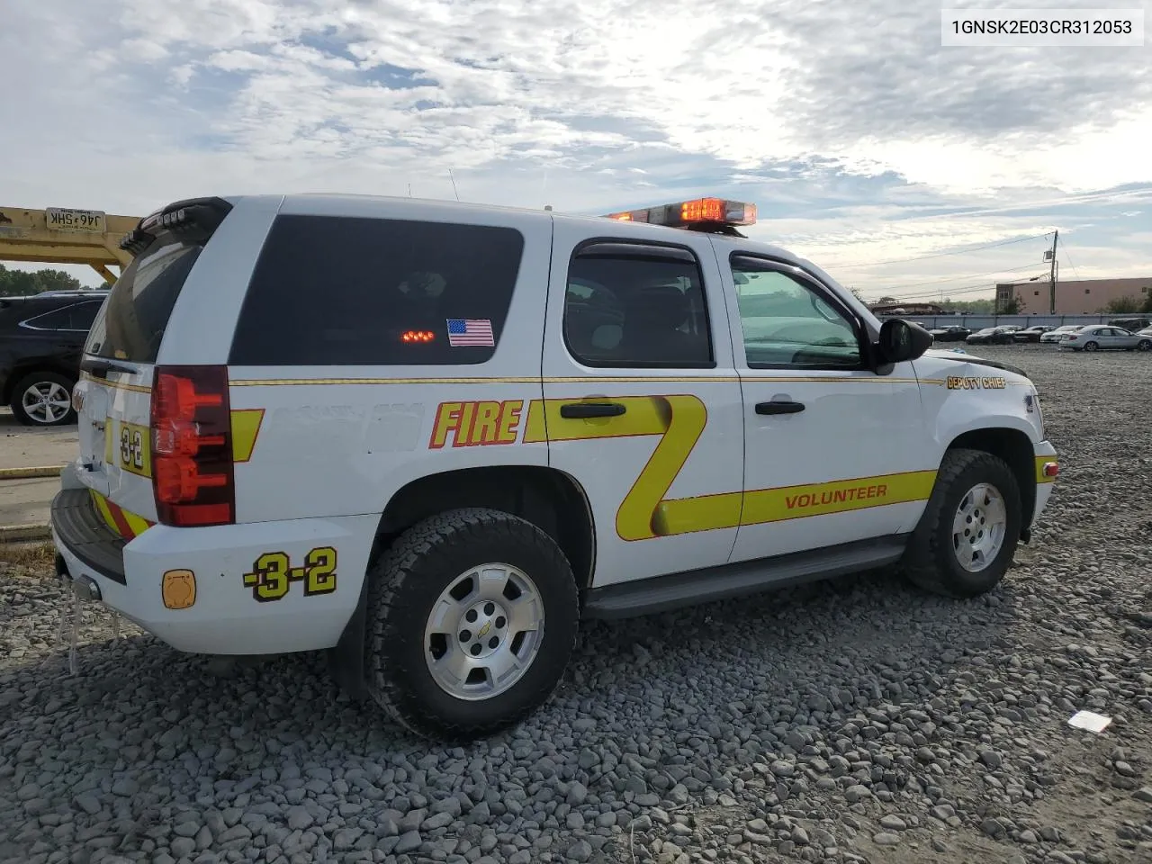 2012 Chevrolet Tahoe Special VIN: 1GNSK2E03CR312053 Lot: 71291364