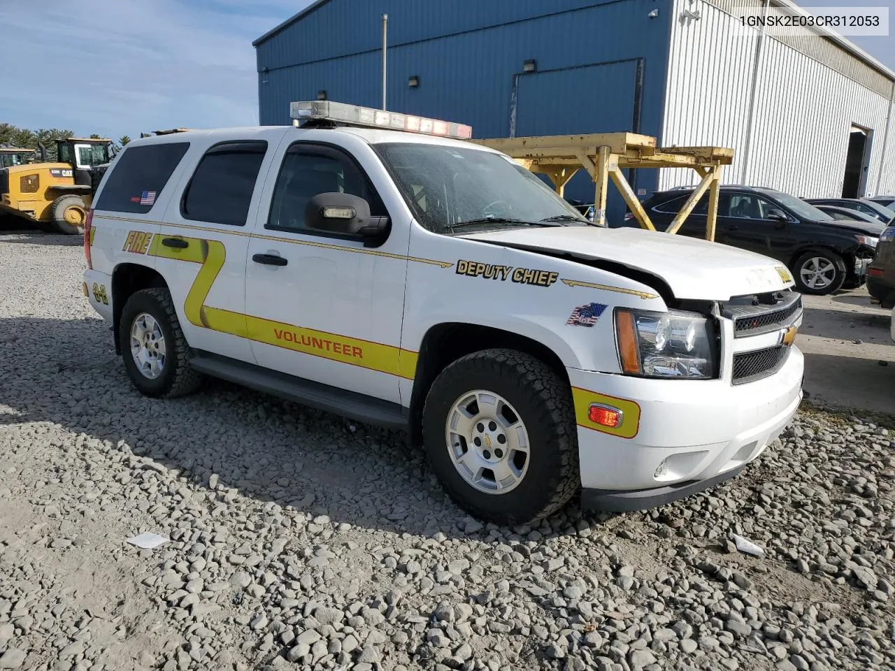 2012 Chevrolet Tahoe Special VIN: 1GNSK2E03CR312053 Lot: 71291364