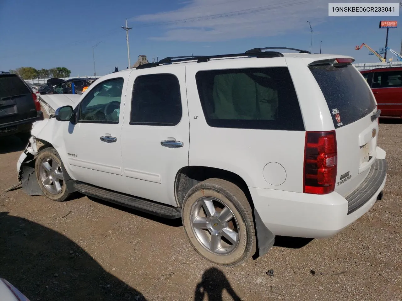 2012 Chevrolet Tahoe K1500 Lt VIN: 1GNSKBE06CR233041 Lot: 71761204