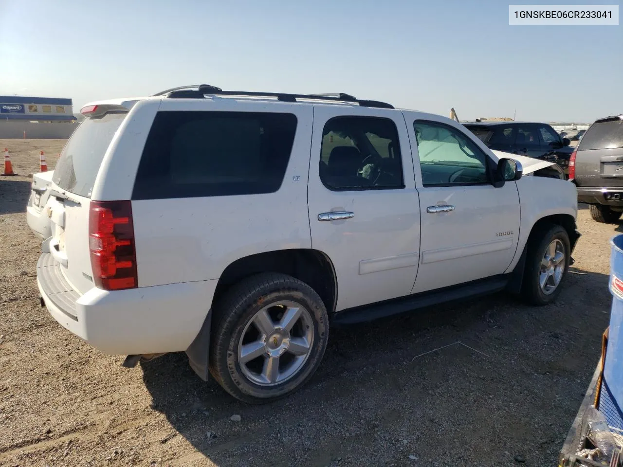 2012 Chevrolet Tahoe K1500 Lt VIN: 1GNSKBE06CR233041 Lot: 71761204