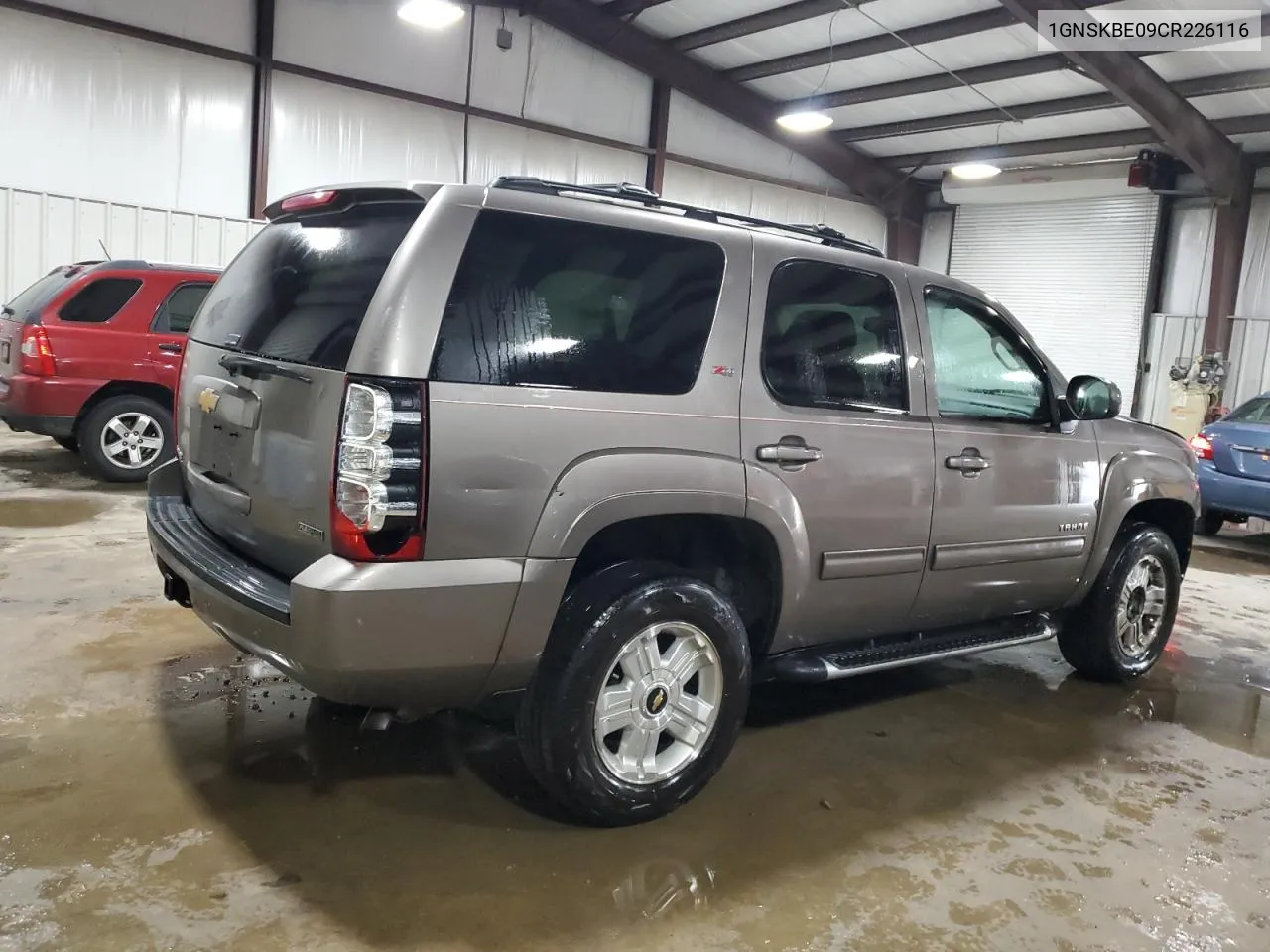 2012 Chevrolet Tahoe K1500 Lt VIN: 1GNSKBE09CR226116 Lot: 72319224