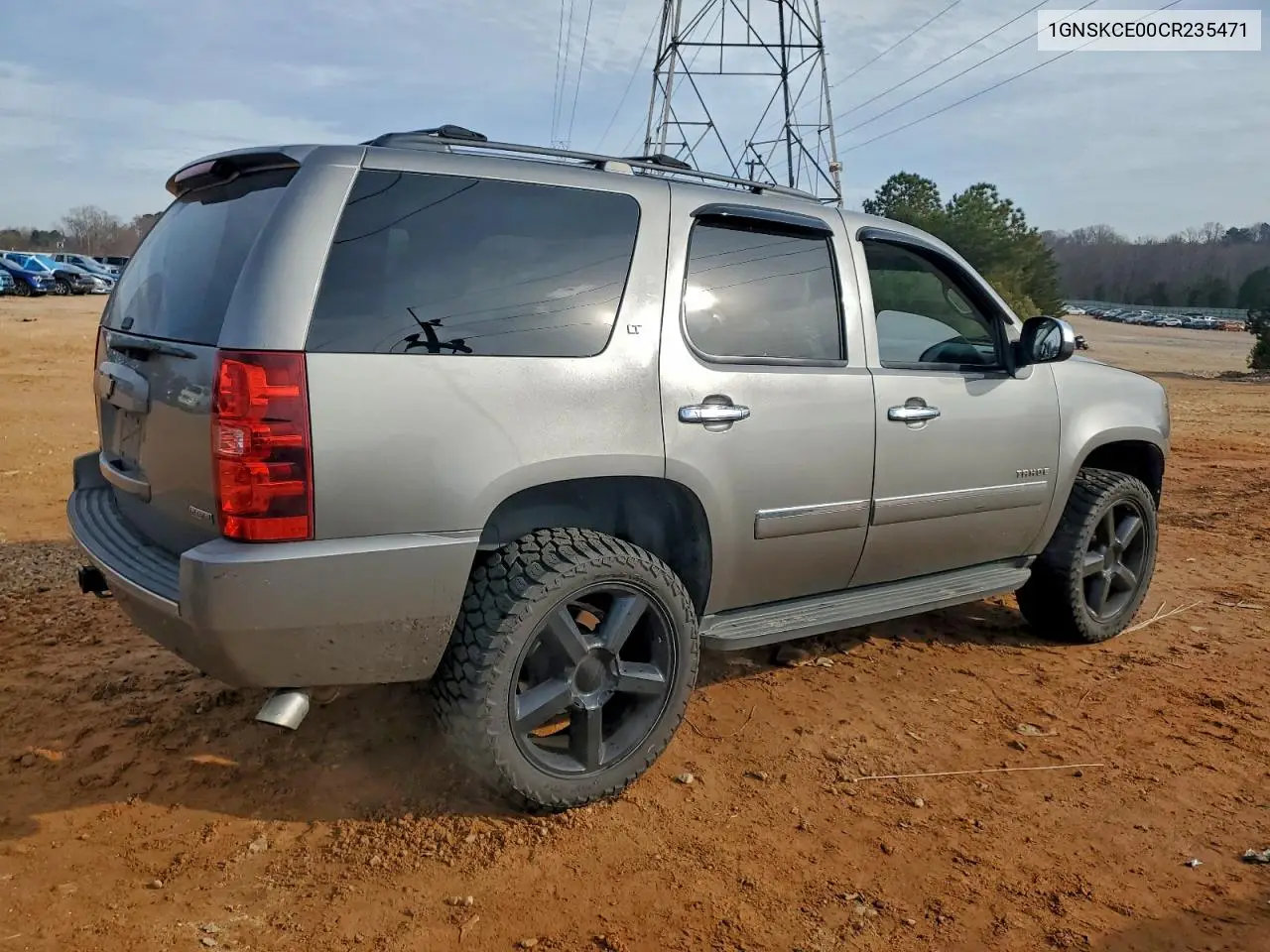 1GNSKCE00CR235471 2012 Chevrolet Tahoe K1500 Ltz